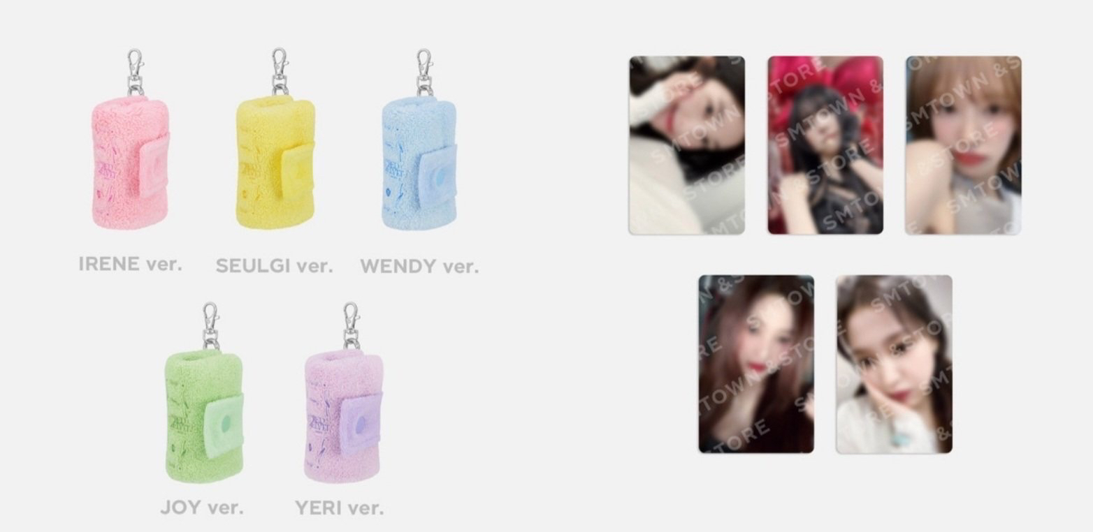 RED VELVET 11週年 週邊 毛巾書吊飾 Yeri 小卡組