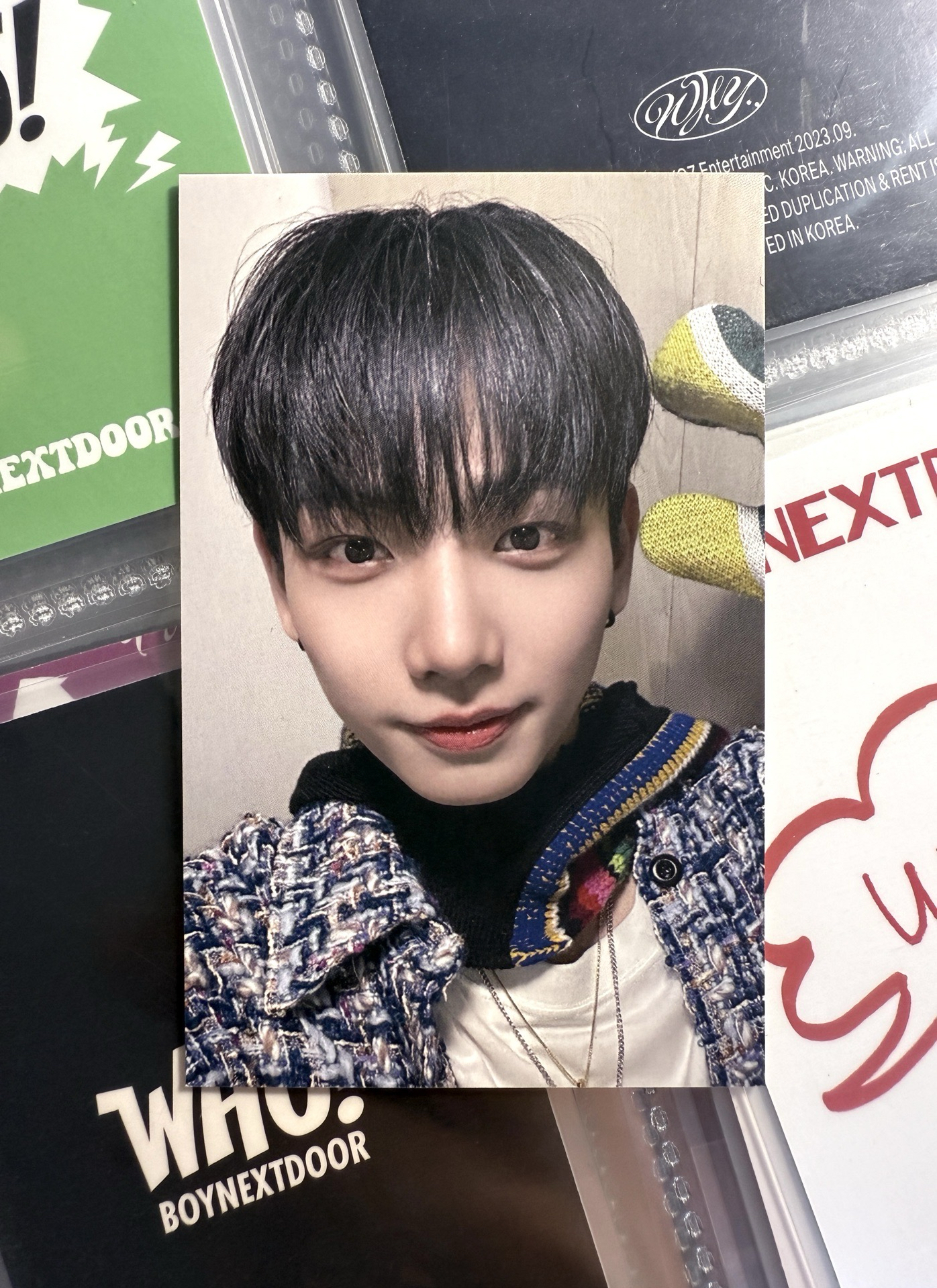 ✴️ WHO! 日咖 幸運卡 狗耳明宰鉉