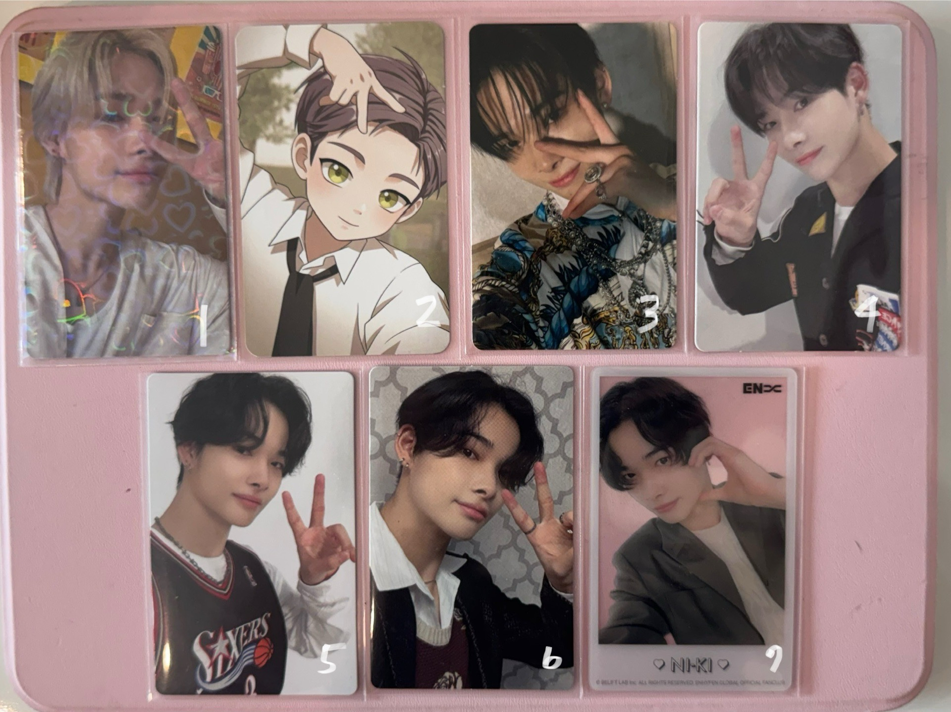 enhypen ni-ki 西村力 小卡 貴卡