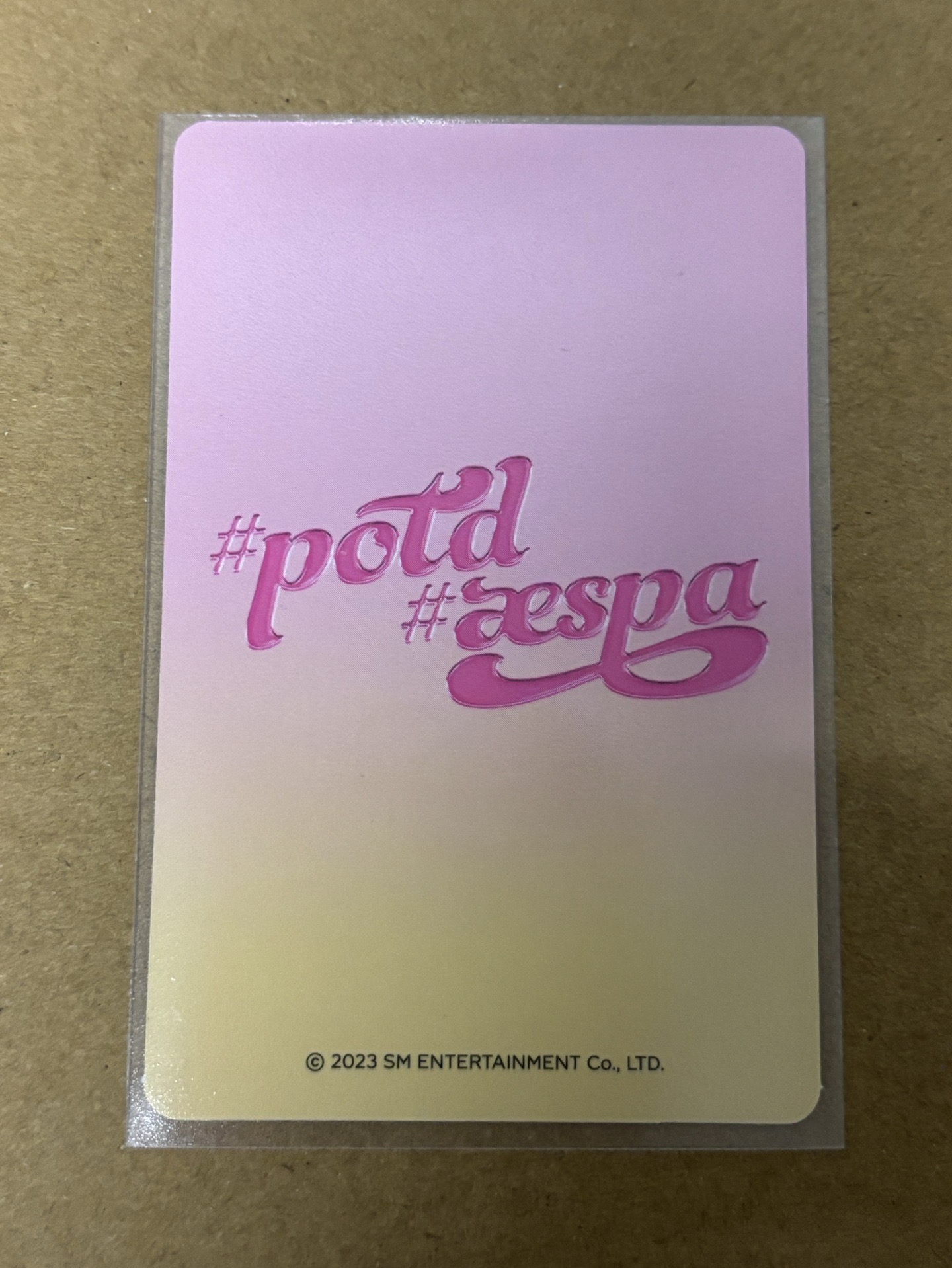 aespa Giselle 吉吉 #potd展會 隨機卡 刮刮卡吉