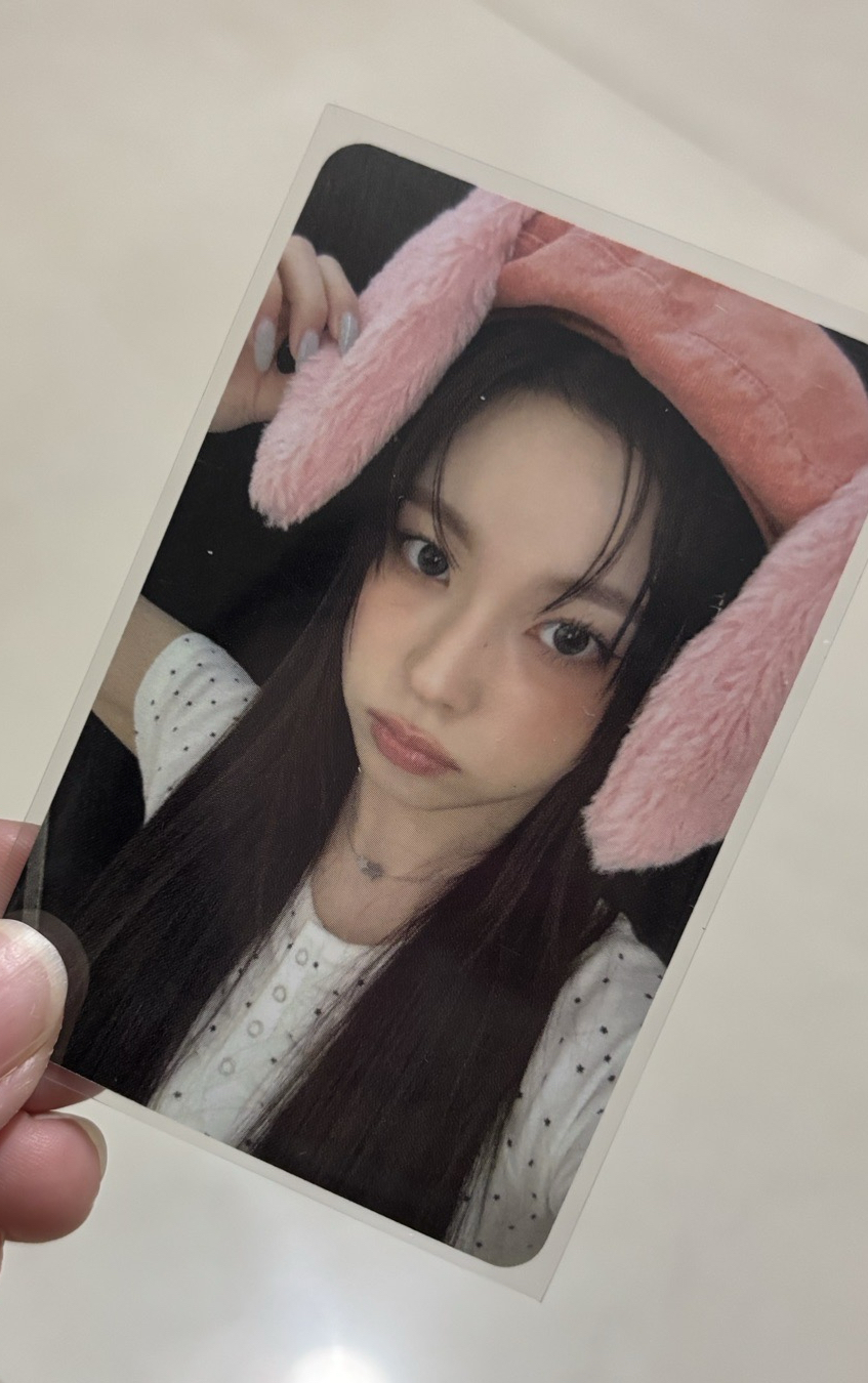 NMIXX AM幸運卡 兔子帽 圭