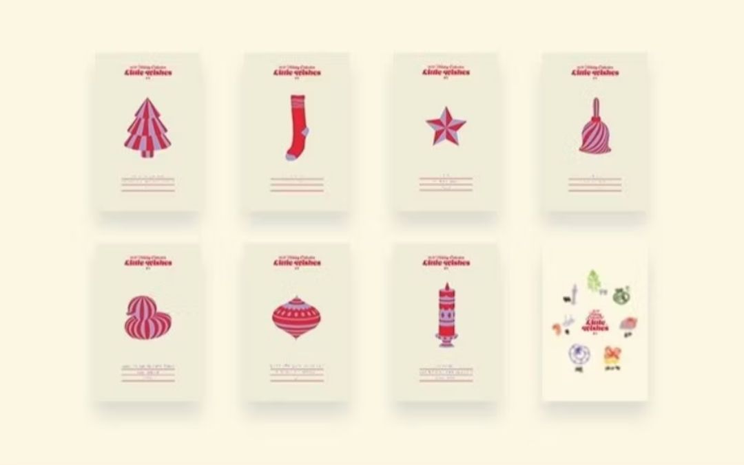 2021聖誕週邊 明信片組