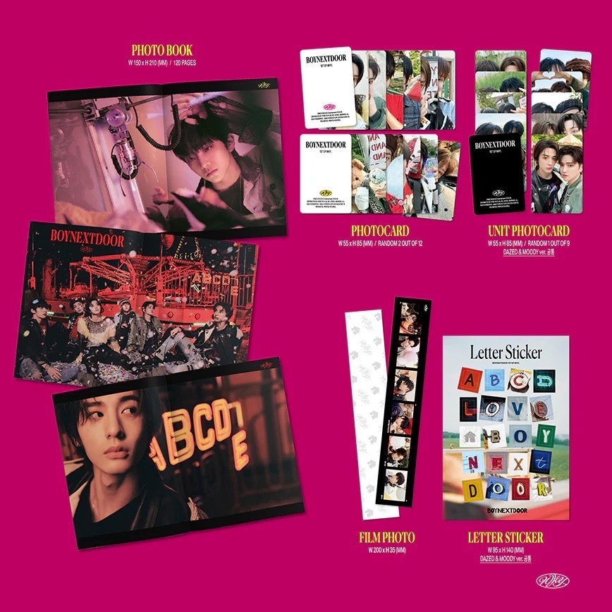 DAZED ver. 粉版專輯配置