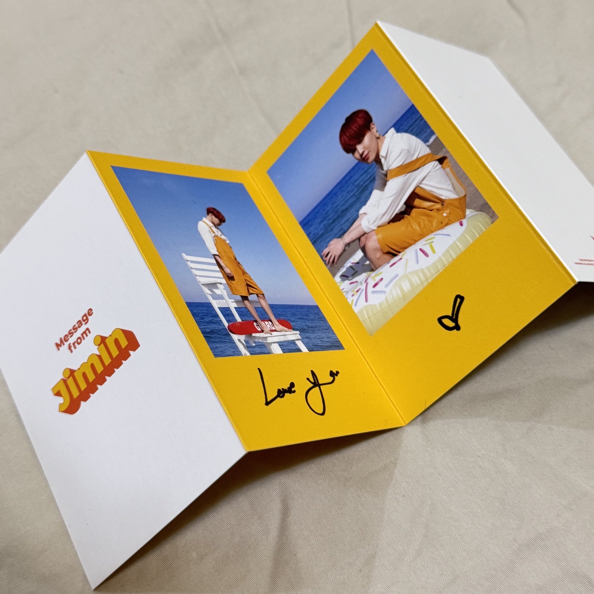 Butter 專輯卡 Jimin訊息卡