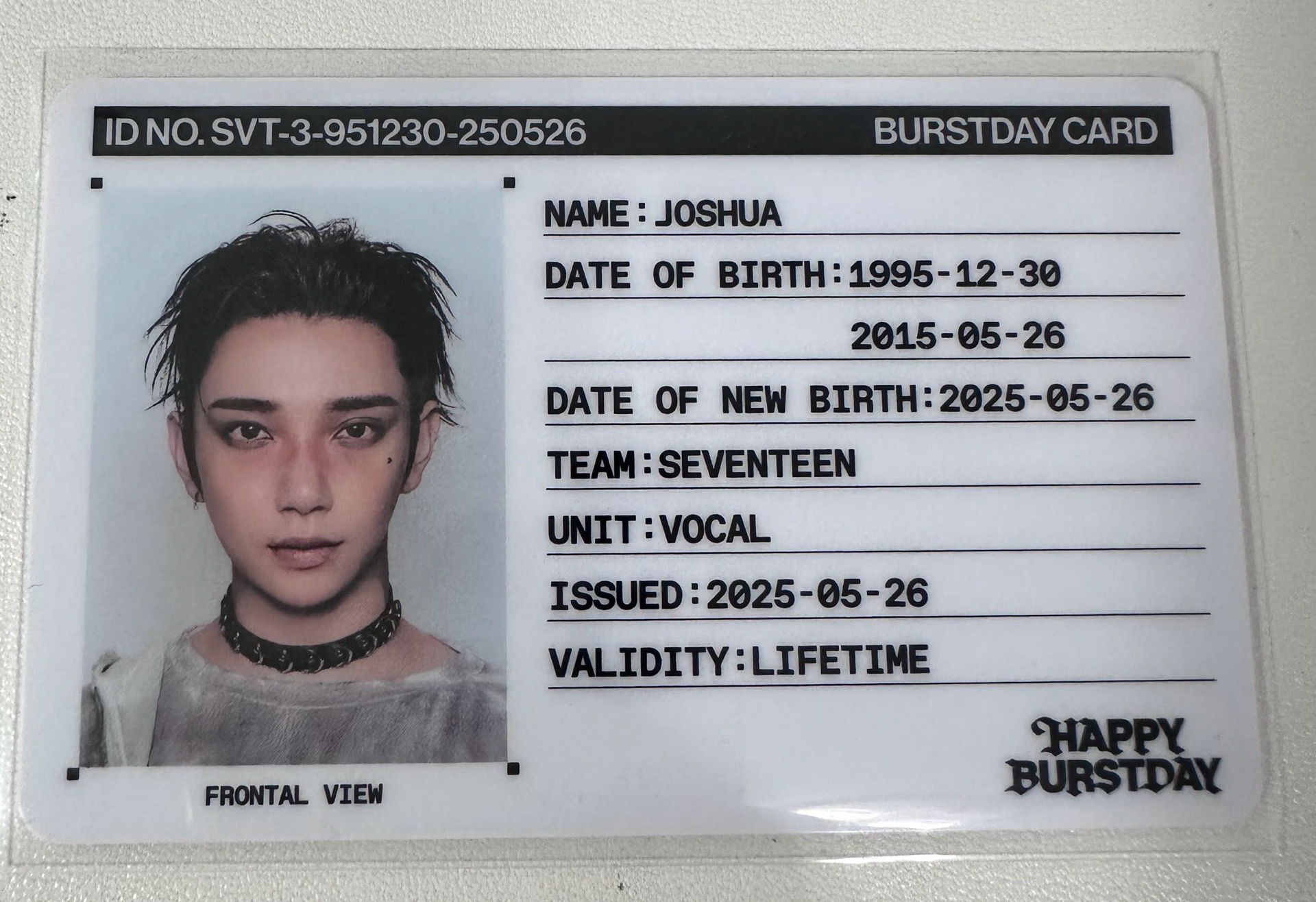 JOSHUA 正規五 ID卡