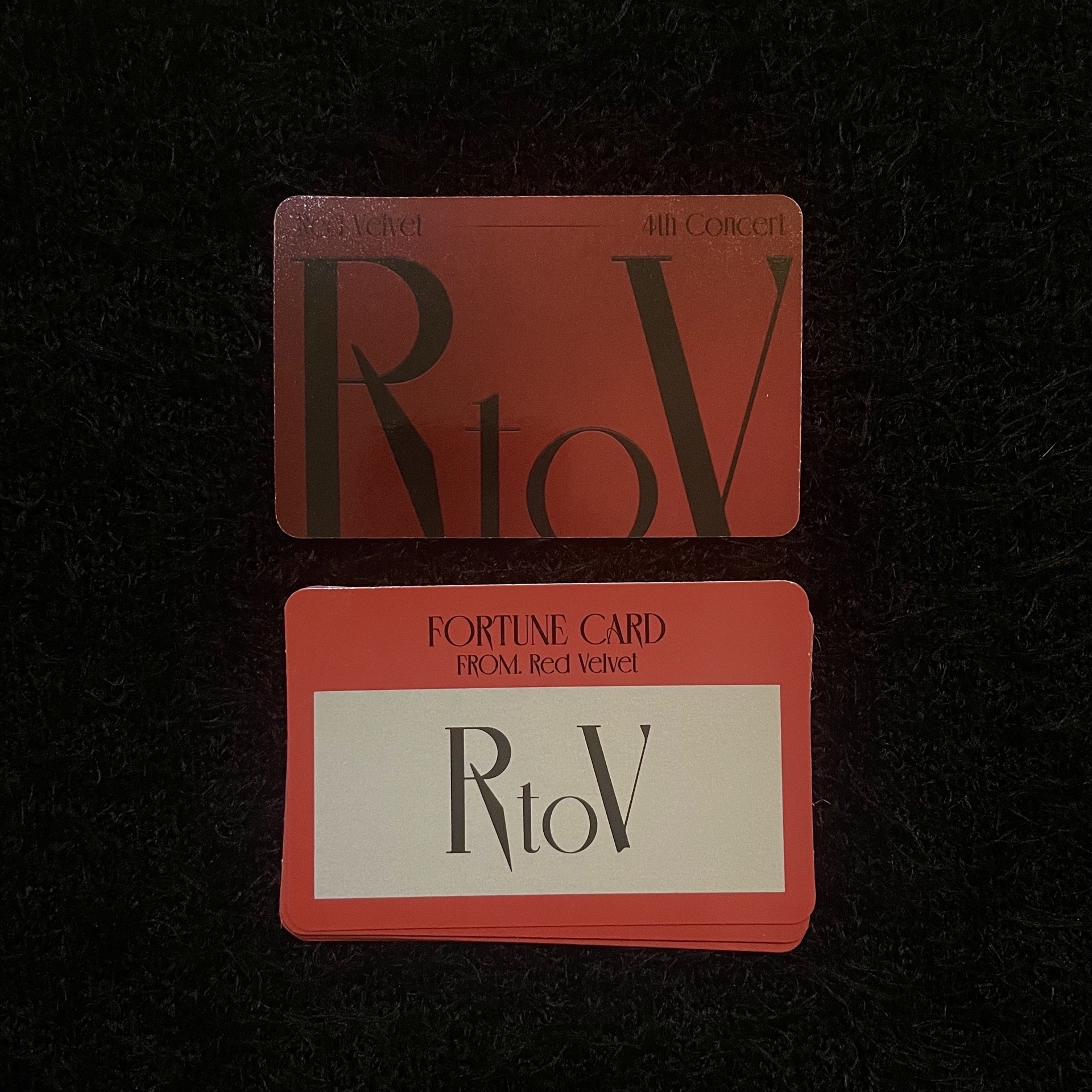 RV演唱會隨機卡包 刮刮卡