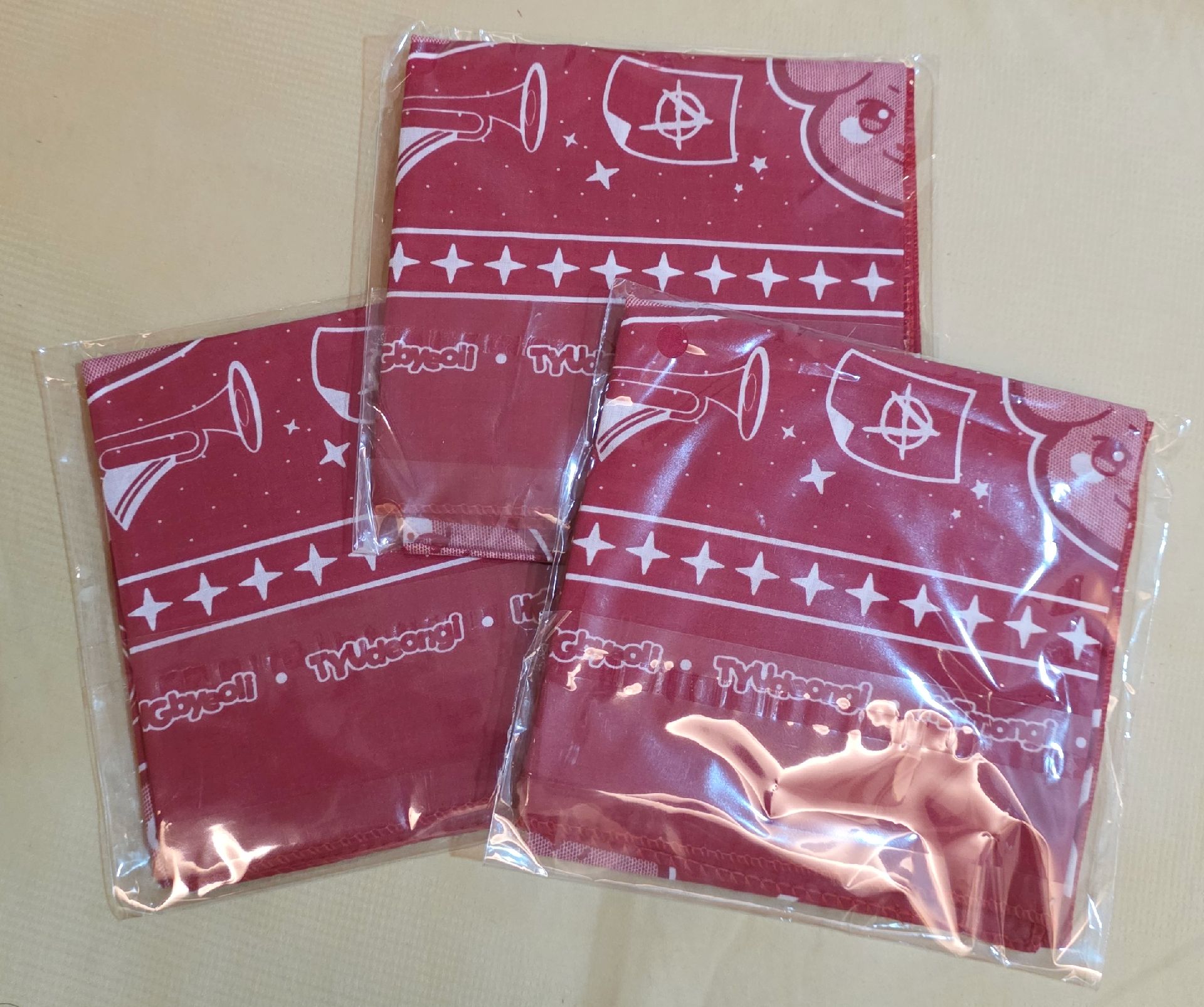 ANITEEZ IN THE CALLING BANDANA RED 方巾 紅