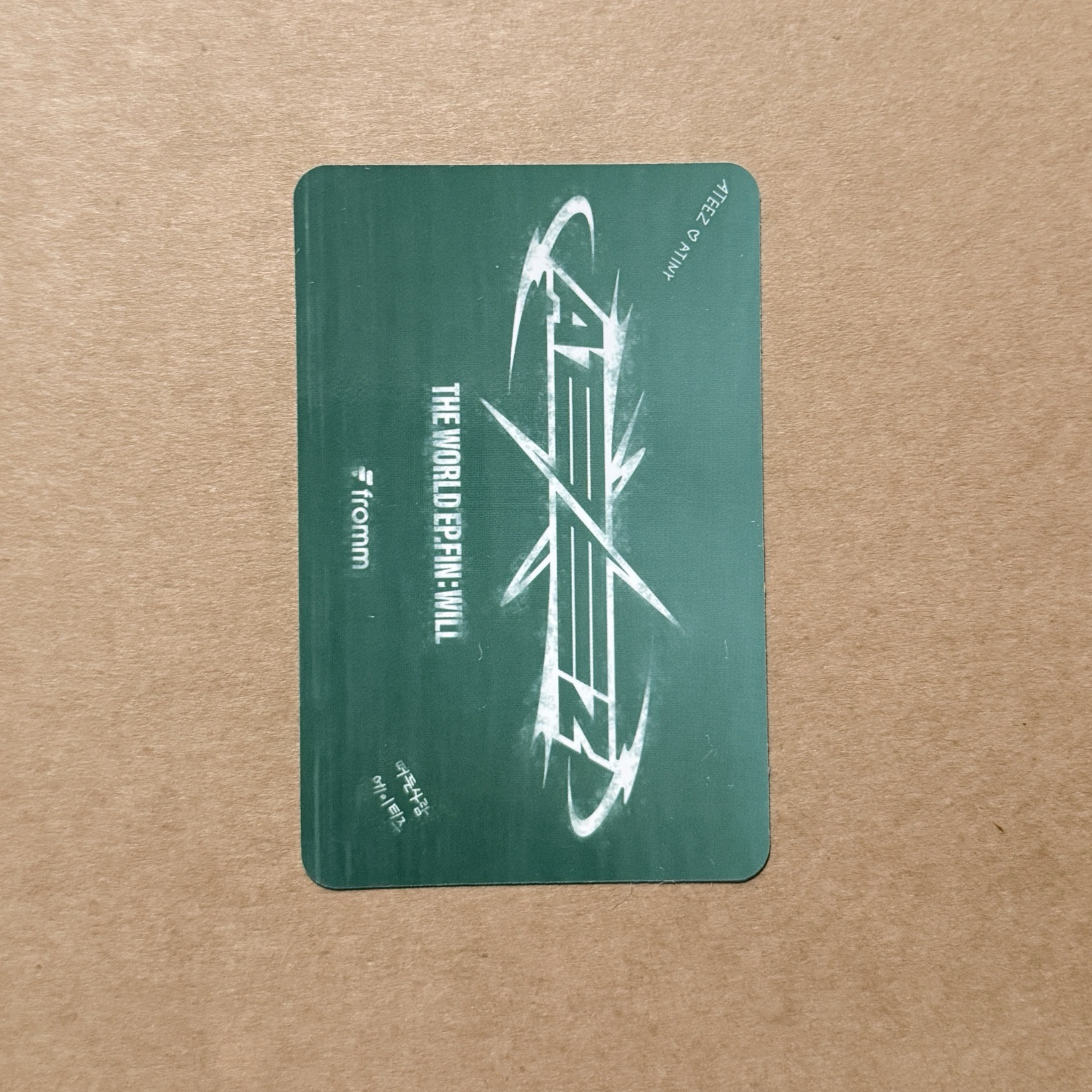 WILL fromm 3.0 簽售卡 名牌 ver. 旼琦