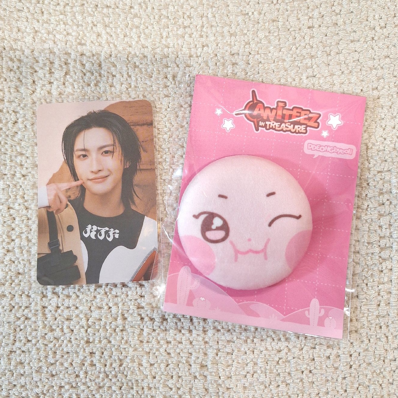 ATEEZ｜星化｜ANITEEZ IN TREASURE日本限定軟徽章（含卡）