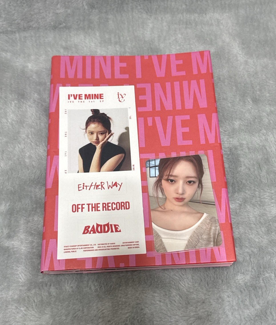 IVE MINE Rei off the record版