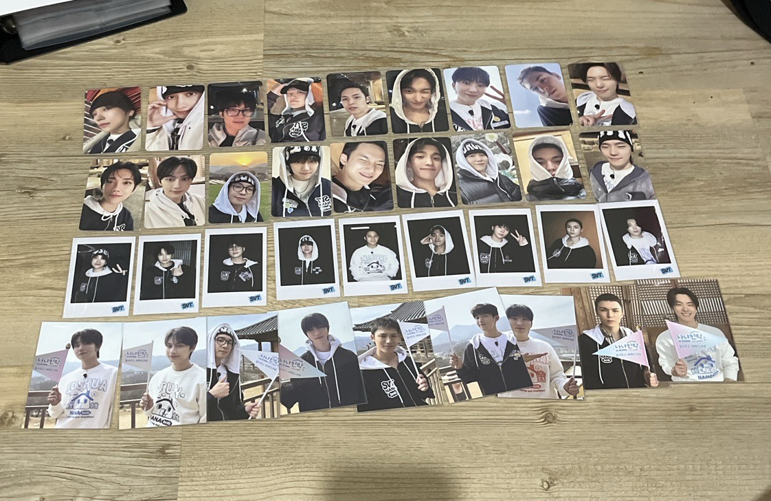 SEVENTEEN NANA BNB 自拍卡/拍立得/WVS 預購特典 成員套組