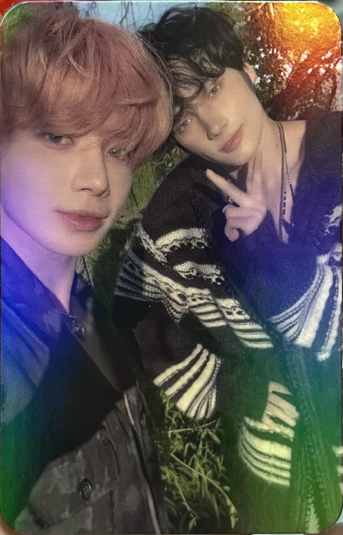 TXT 迷五 Naver 直播卡 特典 雙人卡TAEHYUN HUENINGKAI