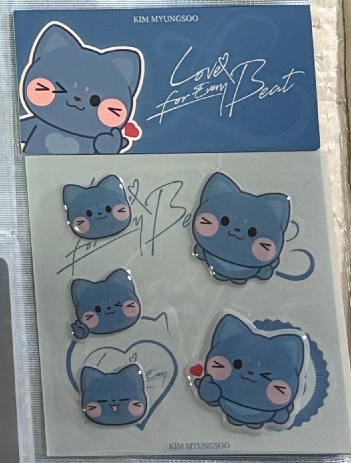 金明洙 2024 中國簽售 貼紙