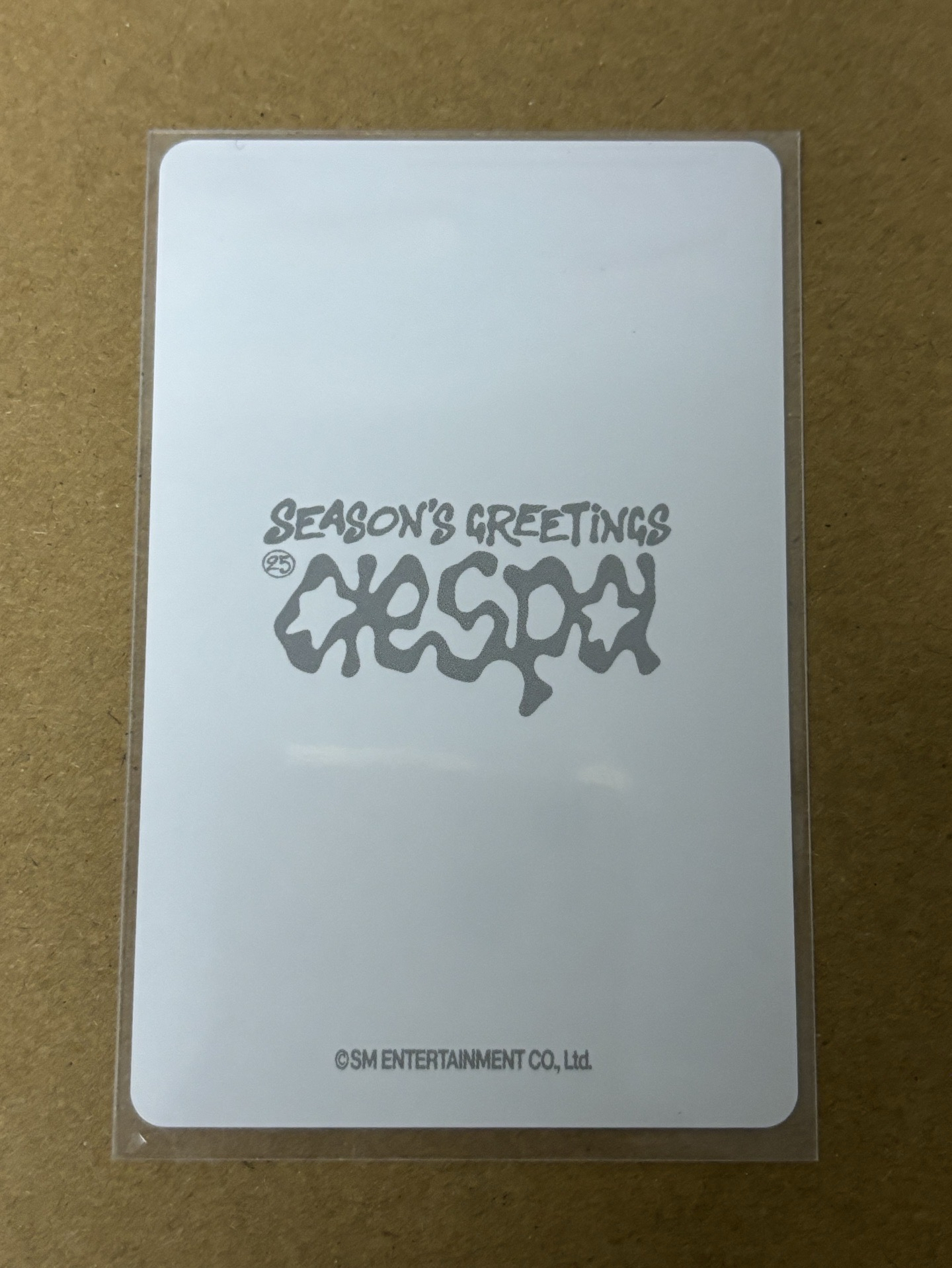 aespa 2025年曆 隨機卡 後續 冬寧雙人