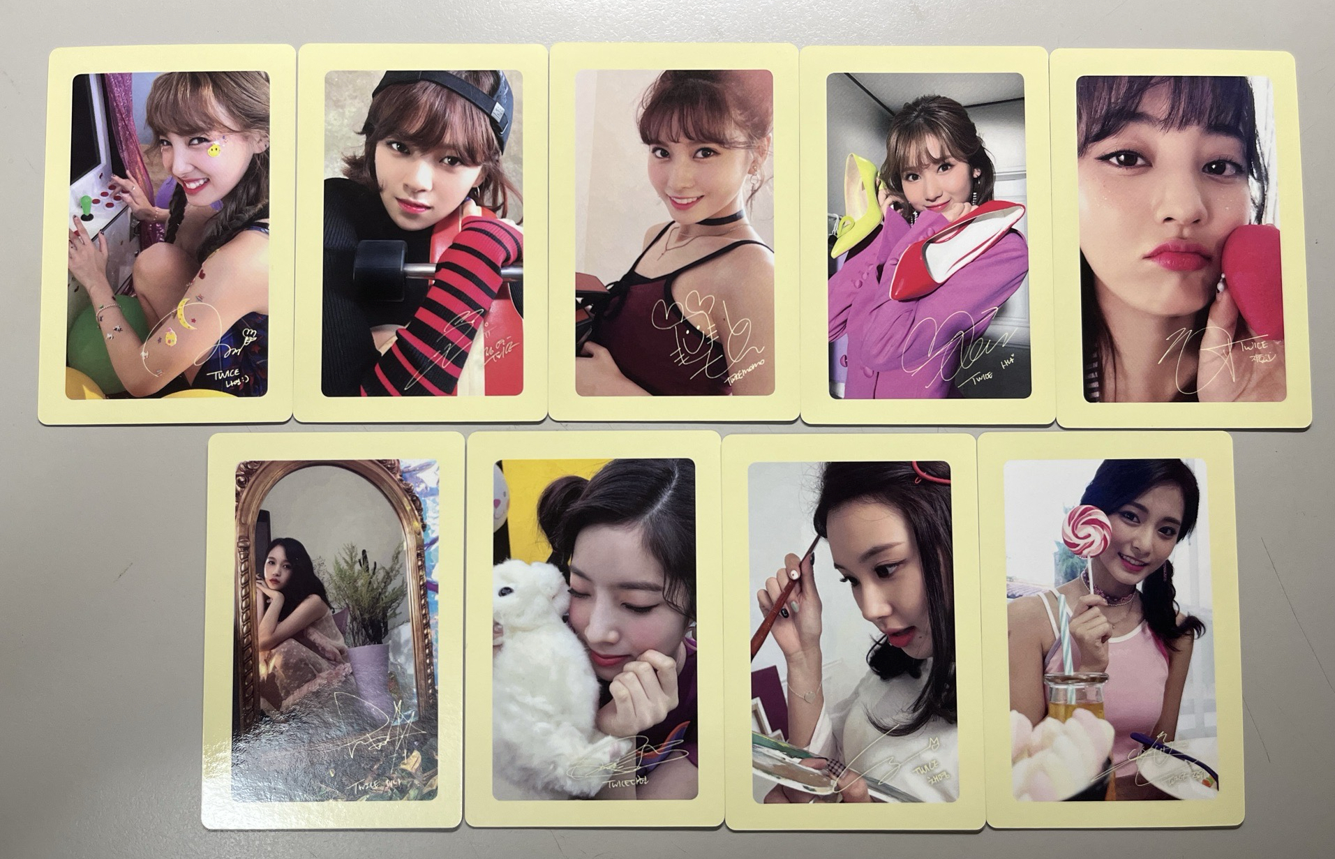 Twicetagram預購小卡