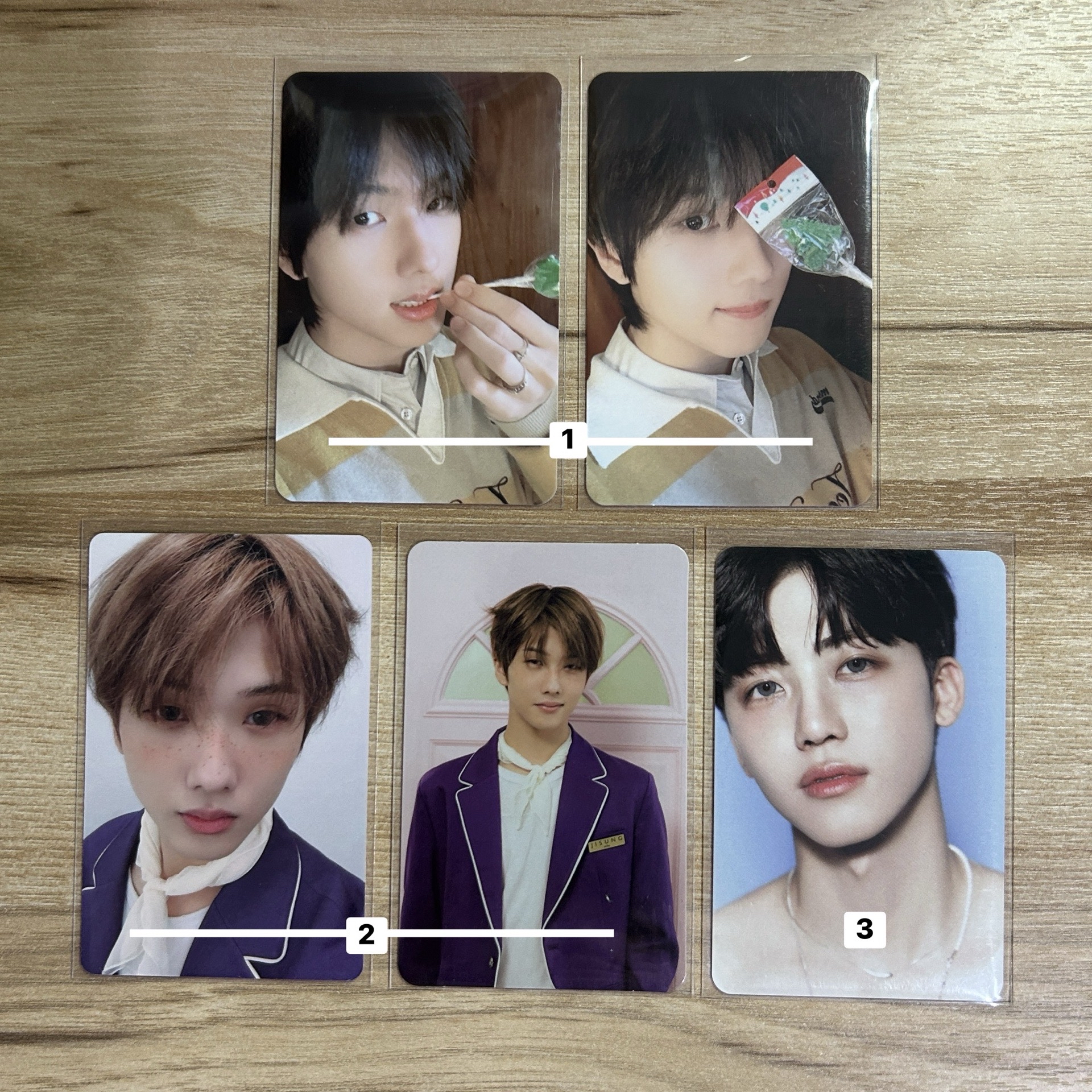 NCT 聖誕 年曆 小卡 渽民 志晟