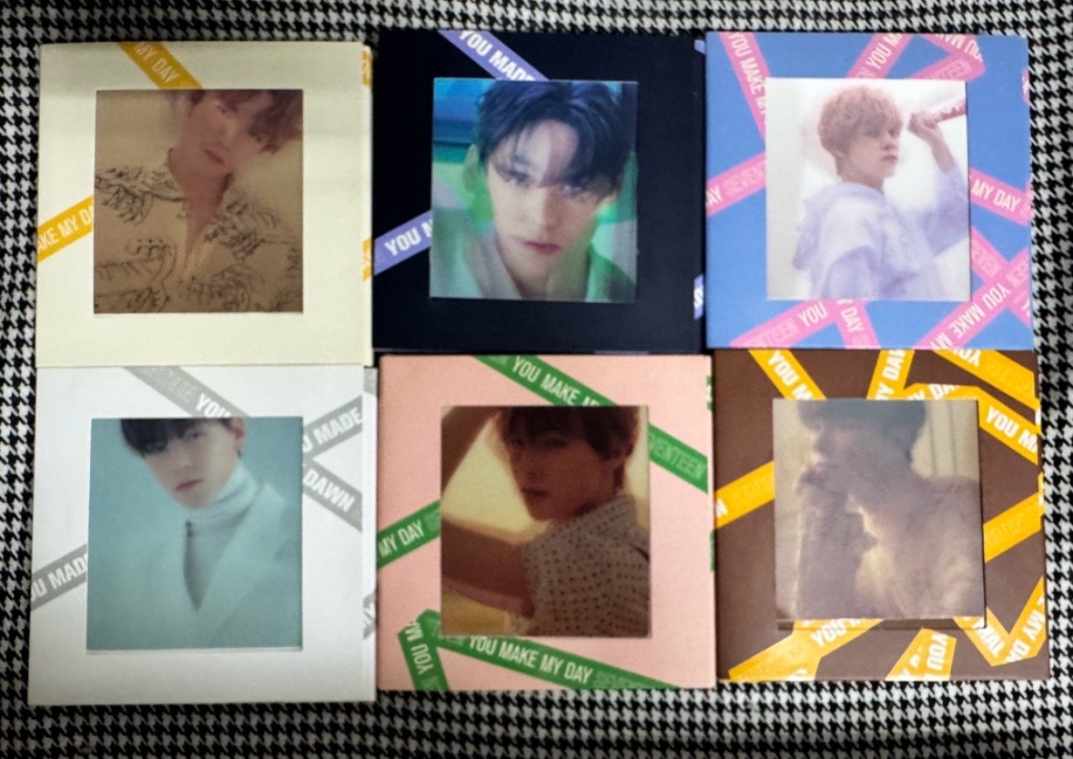 【現貨一件畢業】seventeen mini5 迷五 專輯 崔瀚率 vernon單封 黑版 紫版 黃版 白版