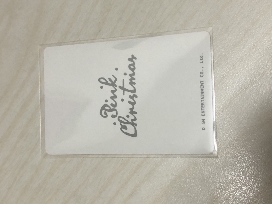 aespa winter 聖誕卡