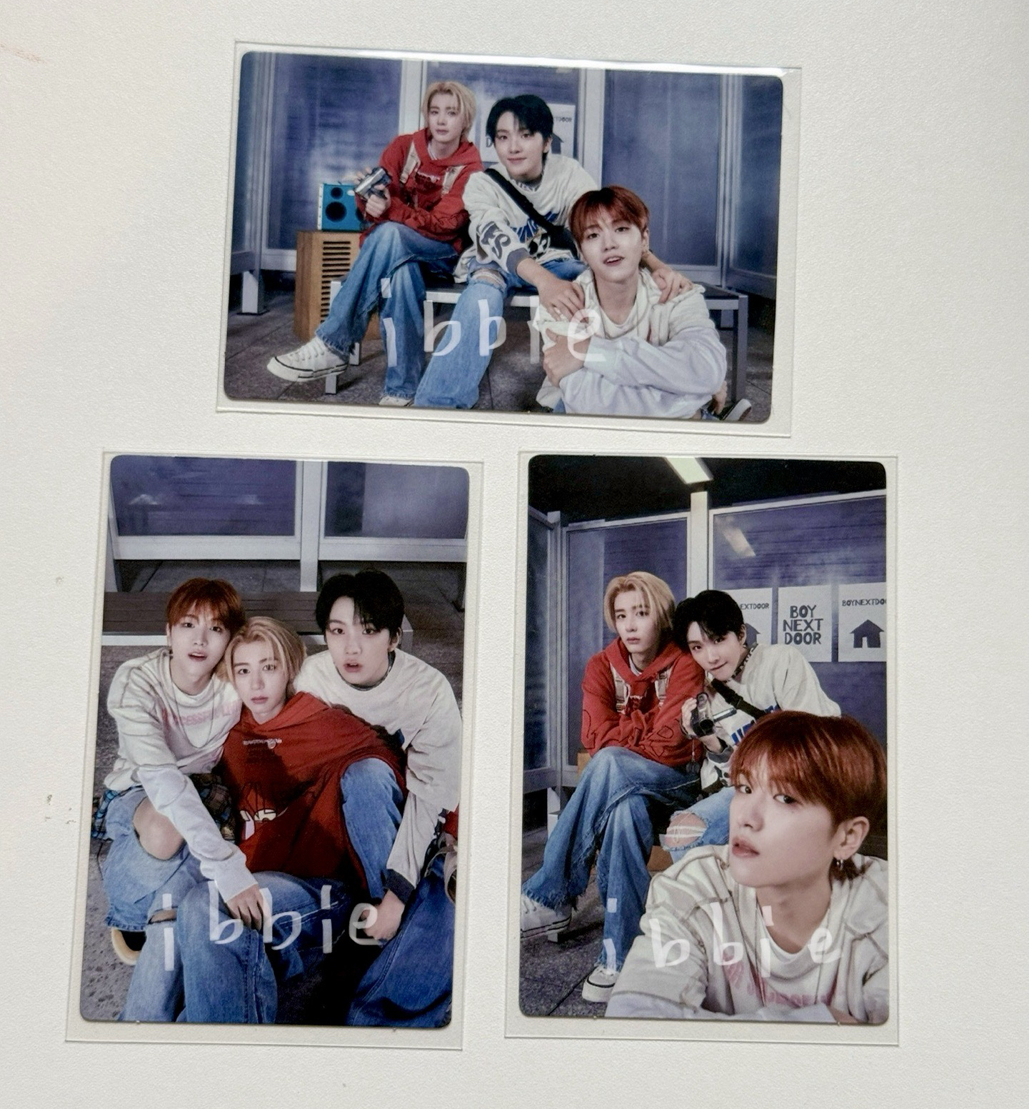 BOYNEXTDOOR 仁川場周 隨機卡 256小隊一套三張 一鍵畢業