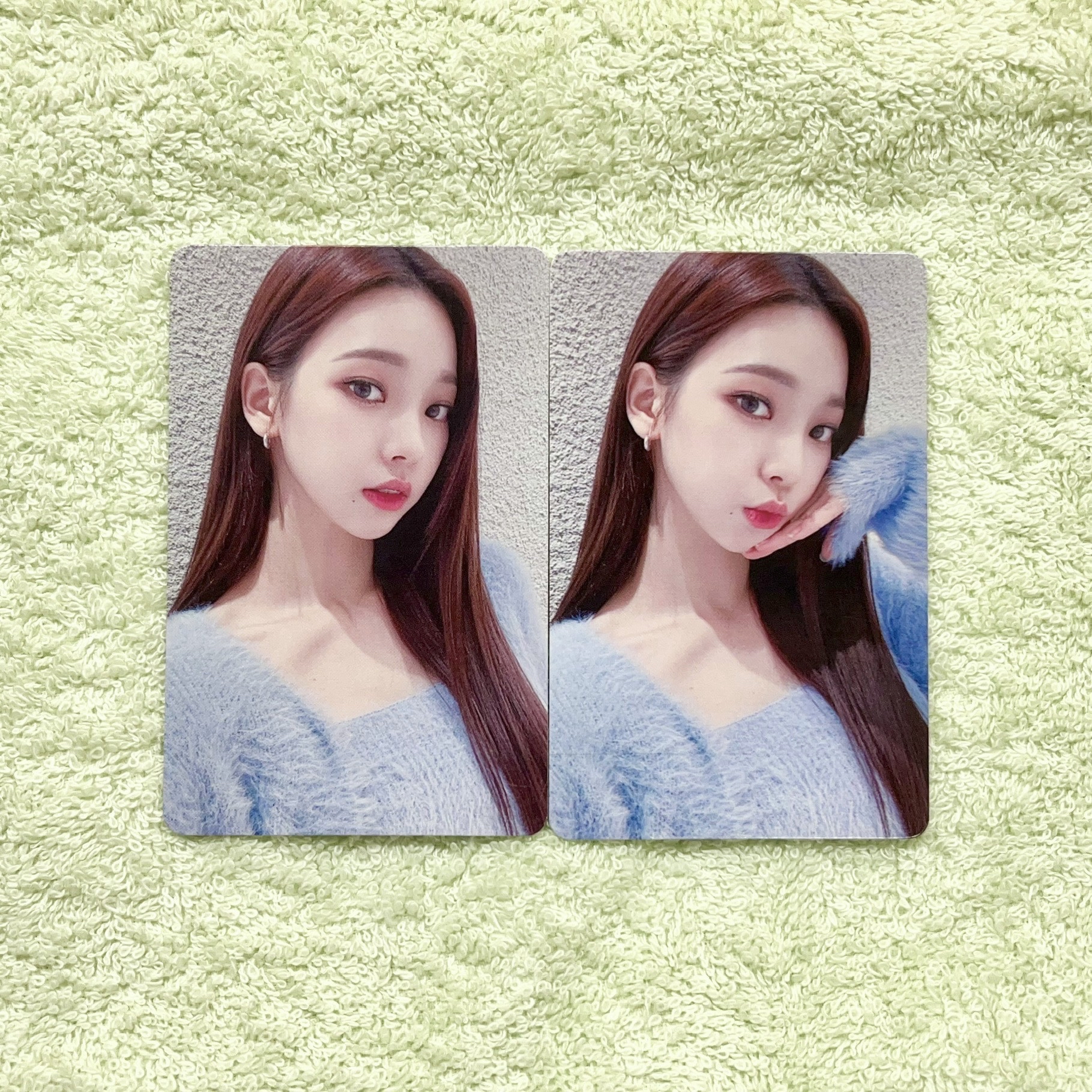 Karina💙SAVAGE 一直娛簽售特典2.0+3.0（YZY藍衣柚）