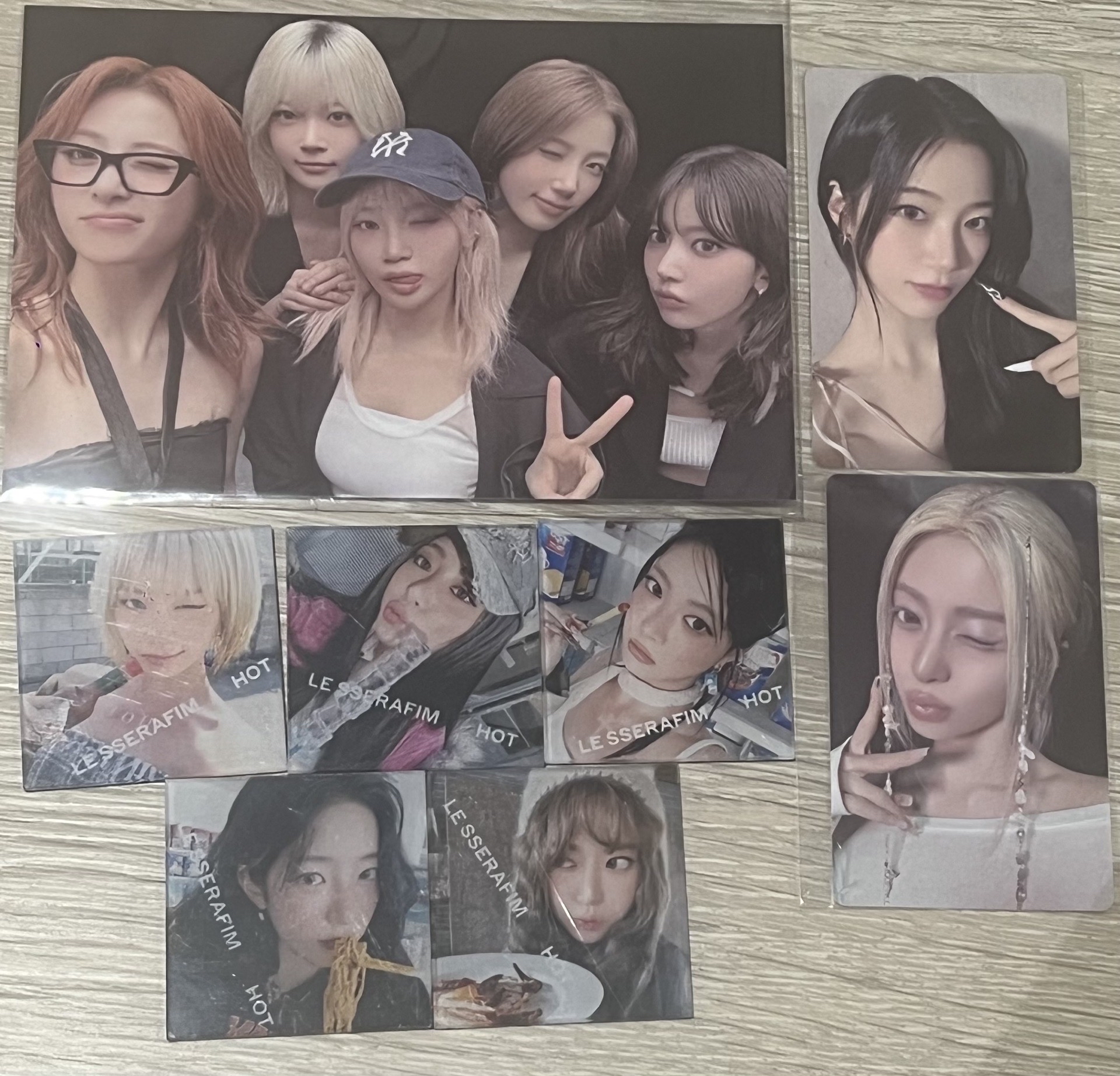 Lesserafim HOT 允真 全員 特典 wvs 預售 磁鐵