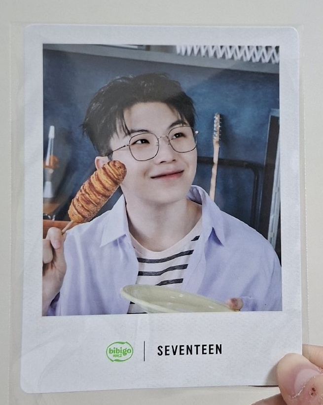 bibigo 代言卡 滿額卡/woozi 李知勳