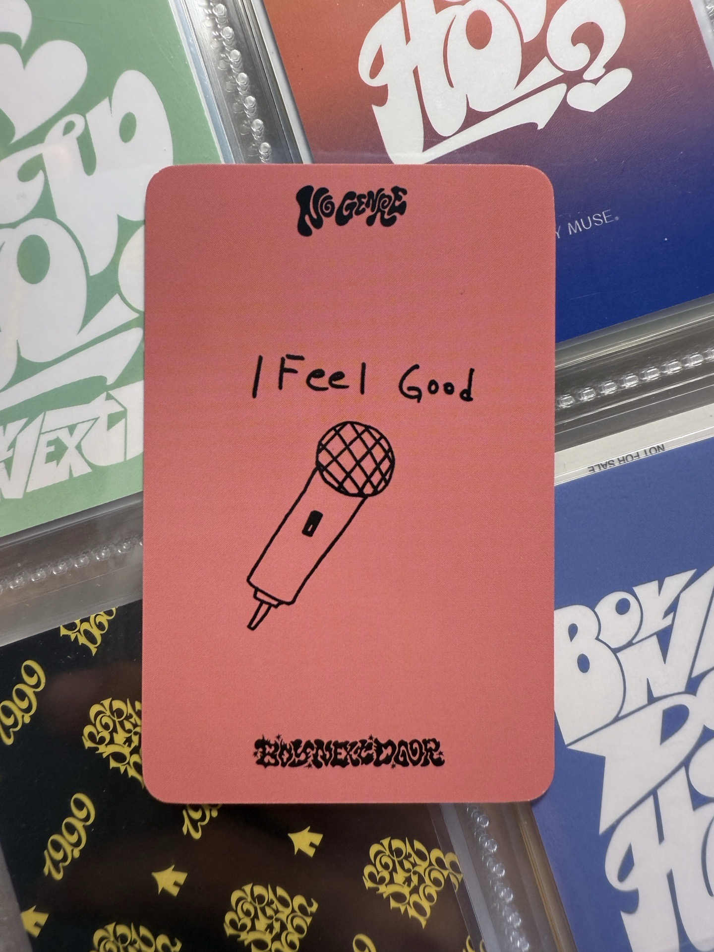 ✴️ No Genre mcd 預錄打歌卡 金桐儇 手繪卡背