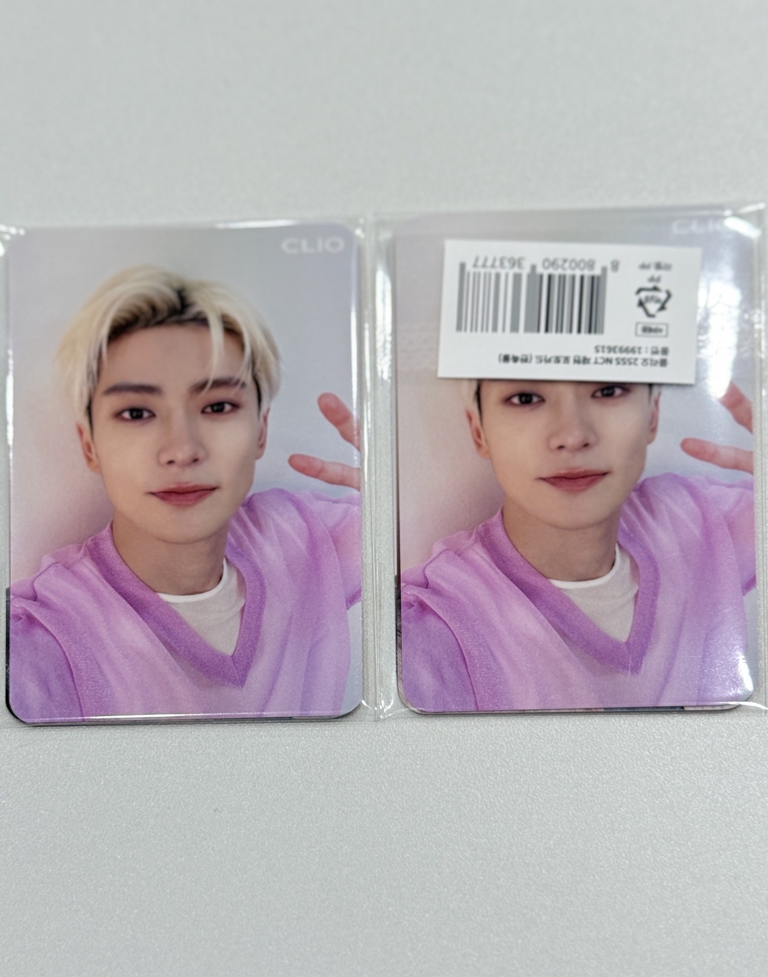 在玹 Clio 代言卡 未拆一套三張