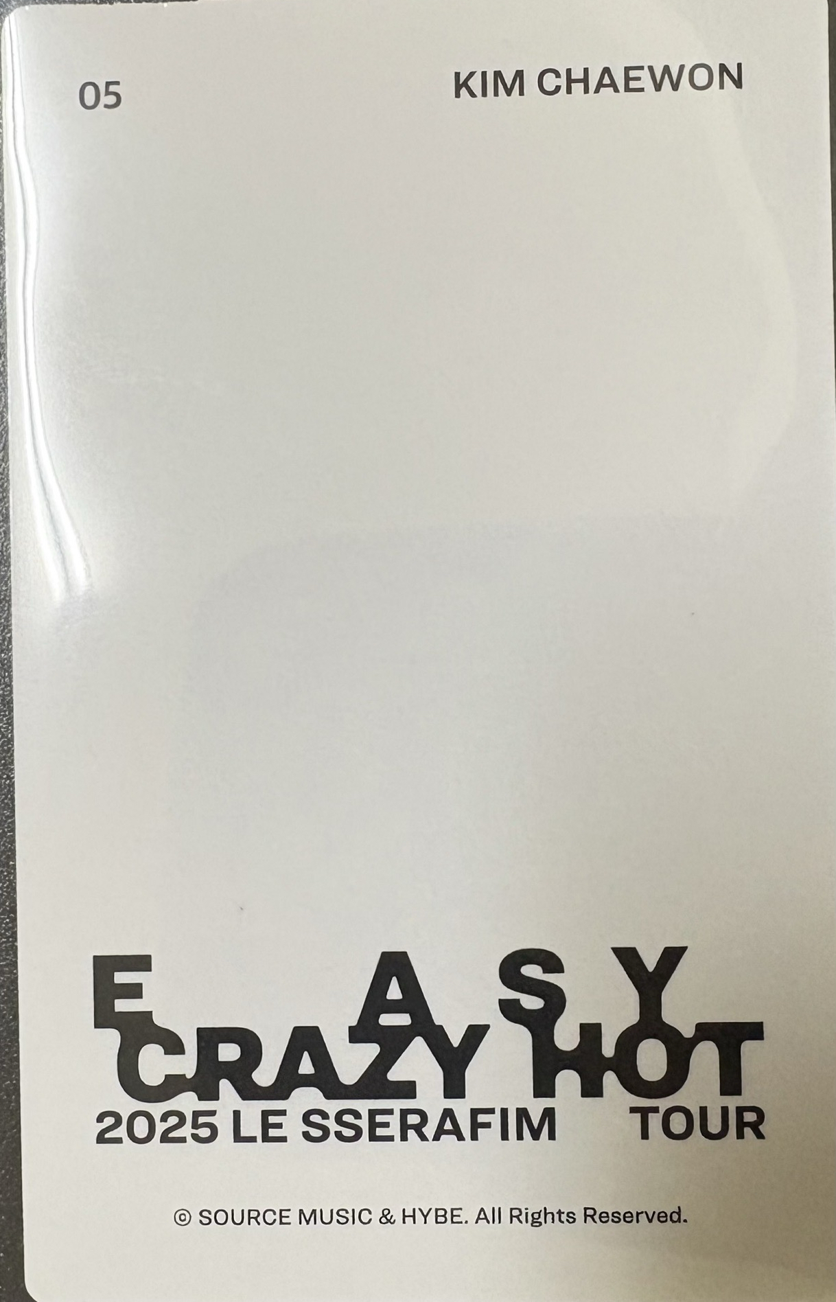 LSF 2025世巡 隨機卡 05 金采源