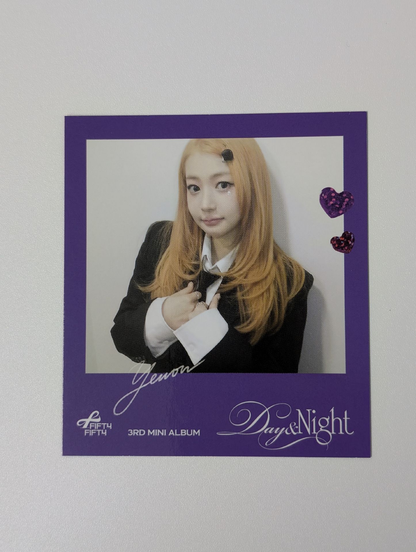 Yewon <Day & Night> 專輯卡 Night ver. 拍立得卡