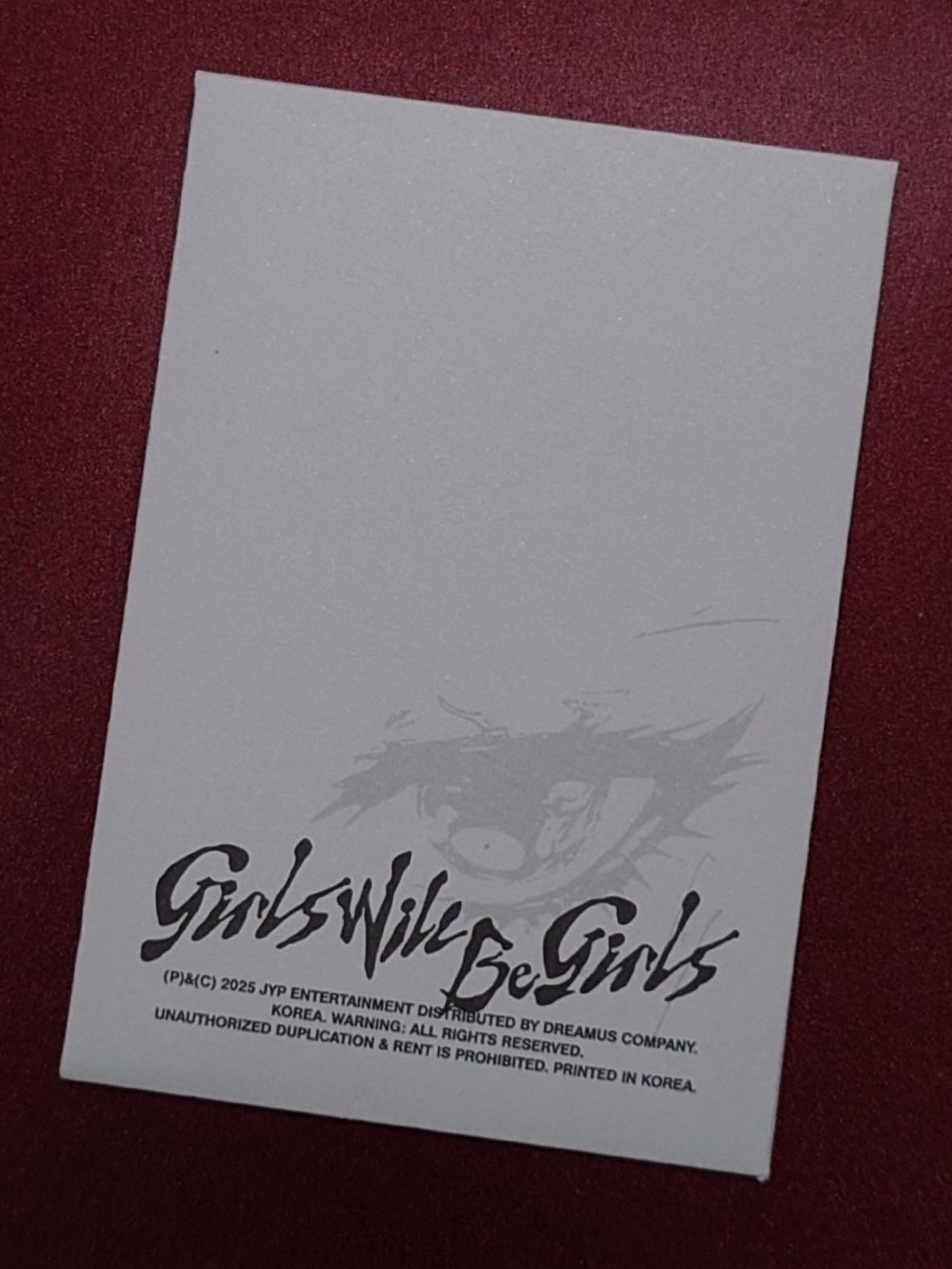 預購禮 ITZY GWBG yeji 志