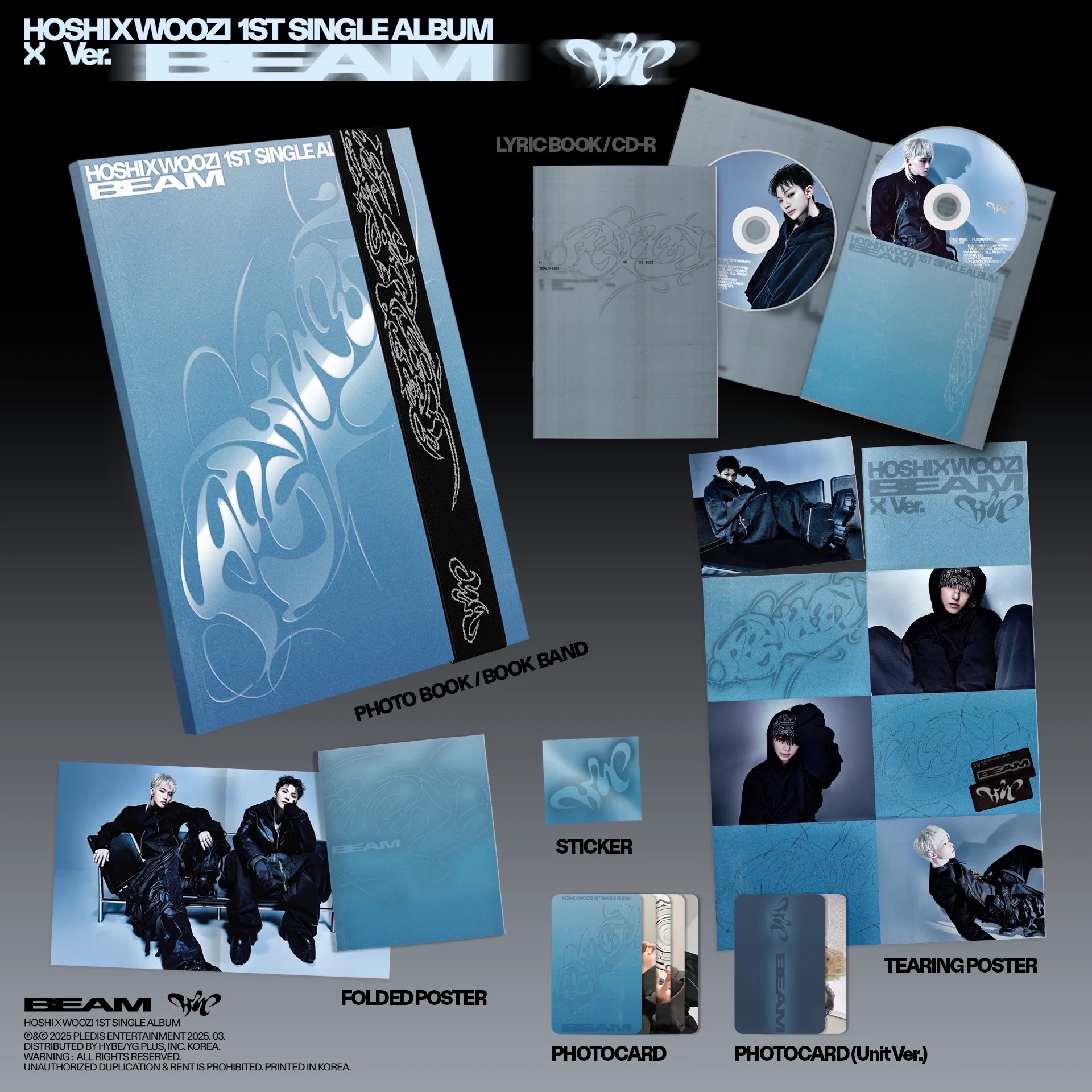 HxW BEAM 藍黑版空專