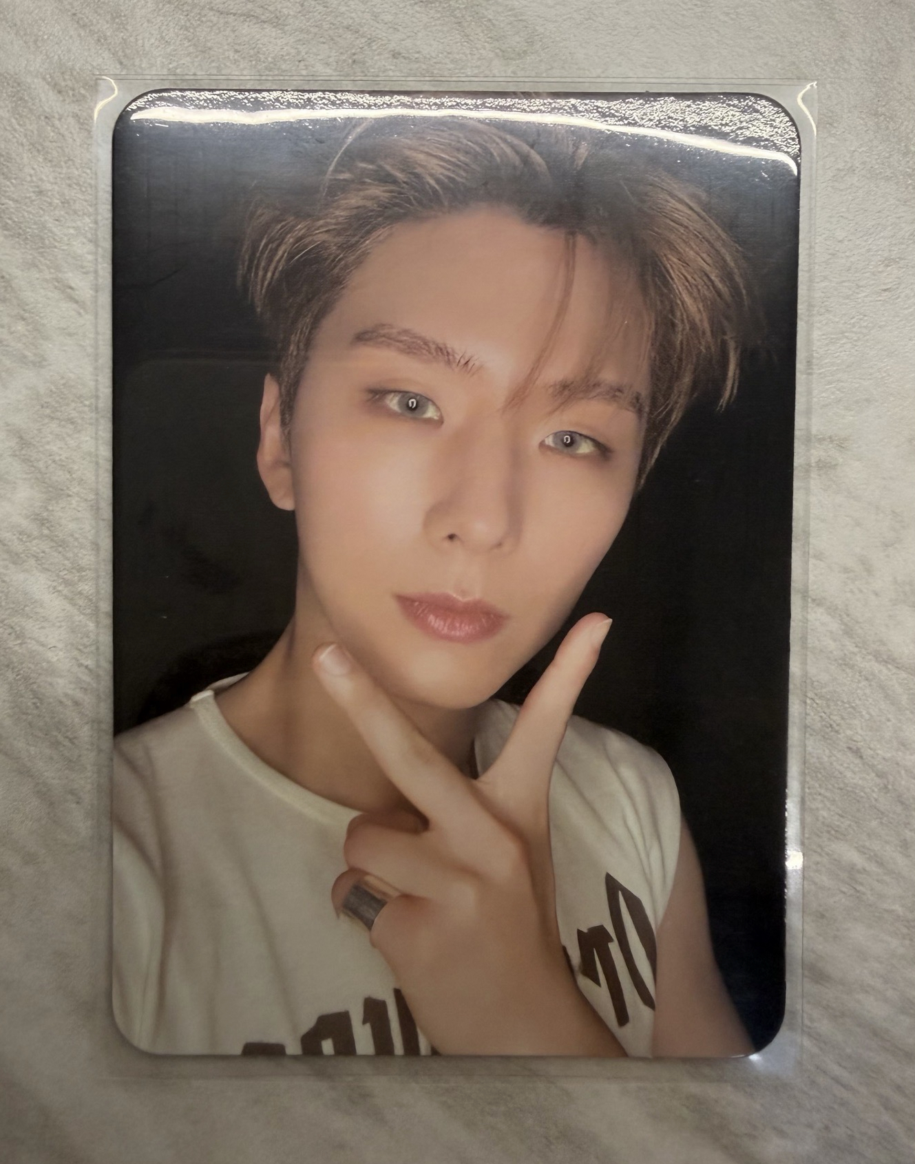 monsta x 柳基現 THE X 美通親簽特典卡