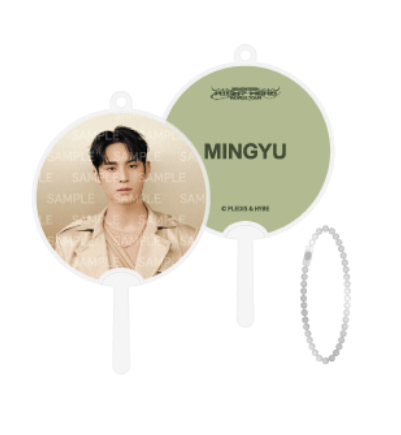 SEVENTEEN RIGHT HERE 演唱會周邊 LUCKY DRAW 小扇 珉奎