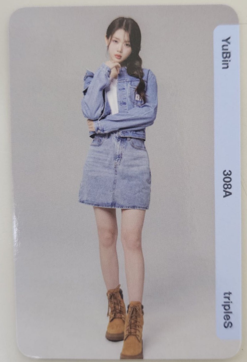 tripleS YuBin 牛仔卡 d308