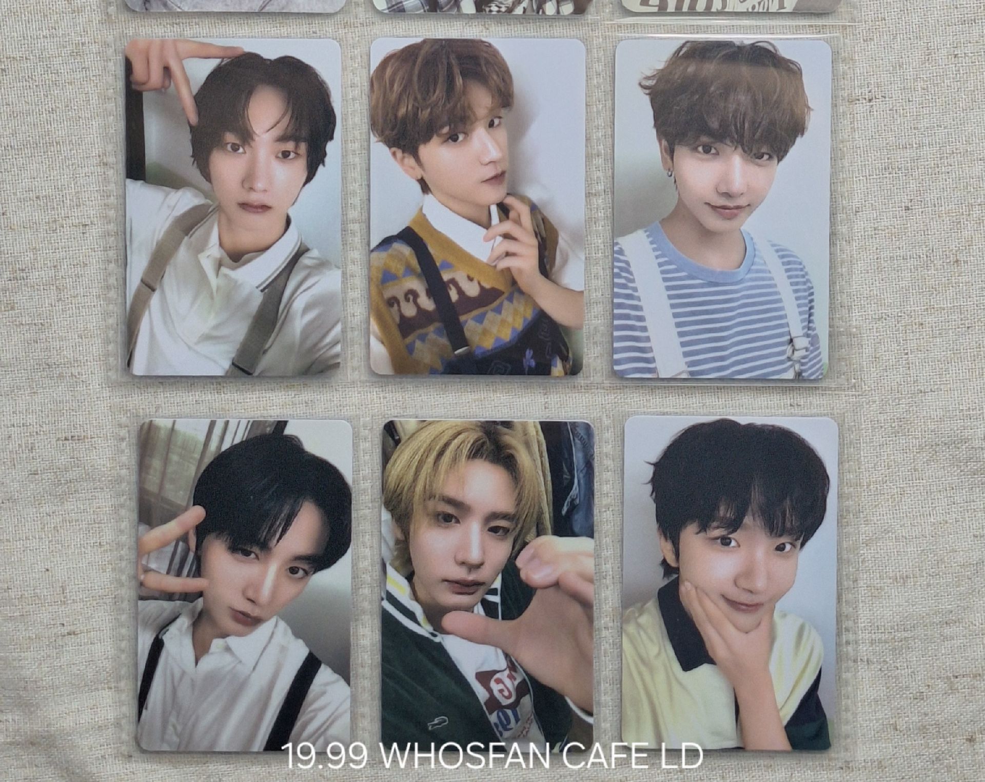 19.99 whosfan cafe快閃幸運卡整套