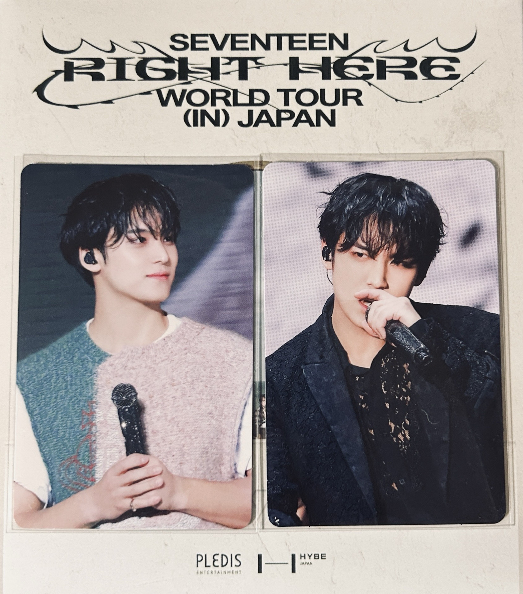 SEVENTEEN RIGHT HERE IN JAPAN 小卡