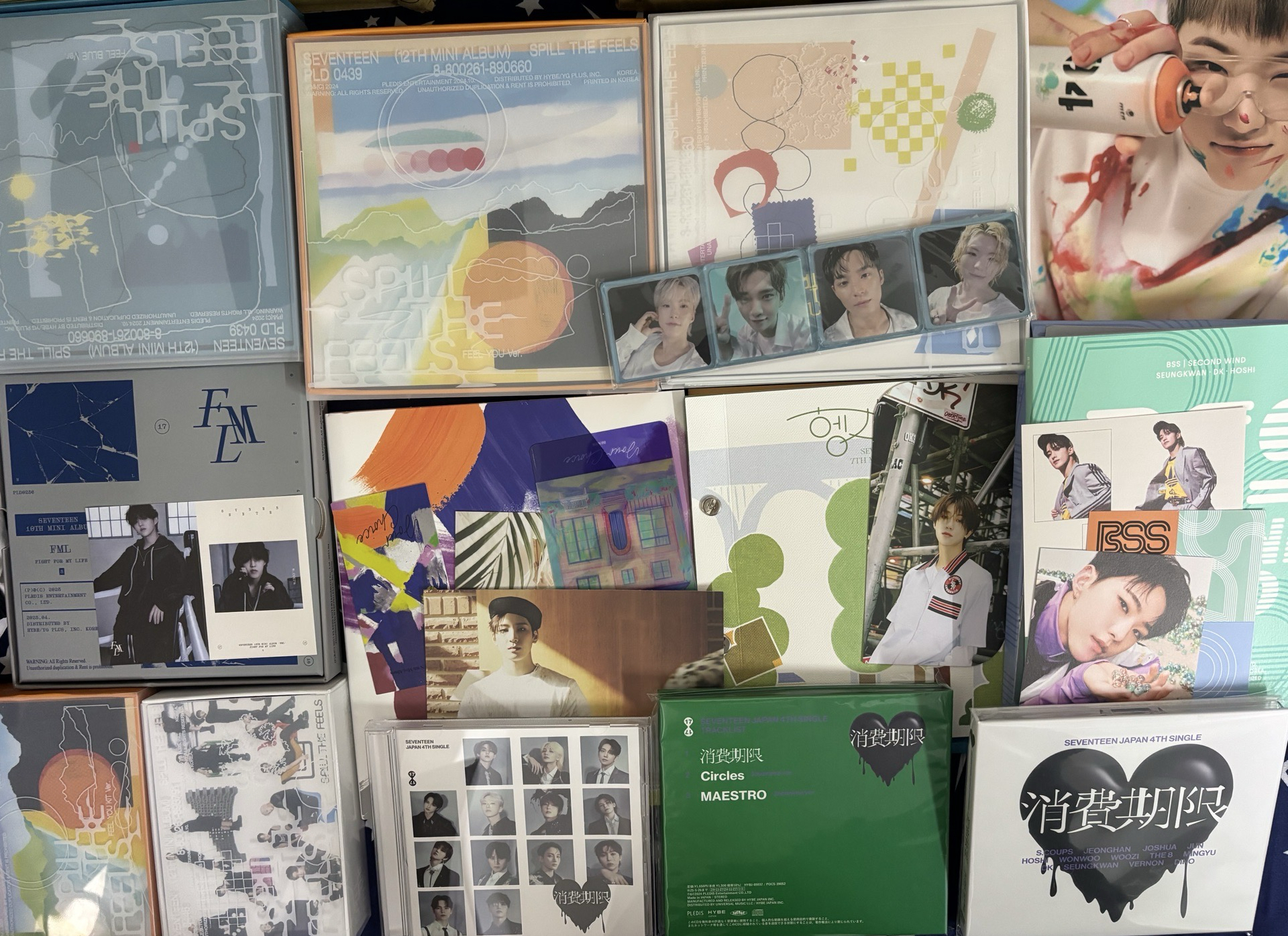 Seventeen 歷年空專（皆$50）