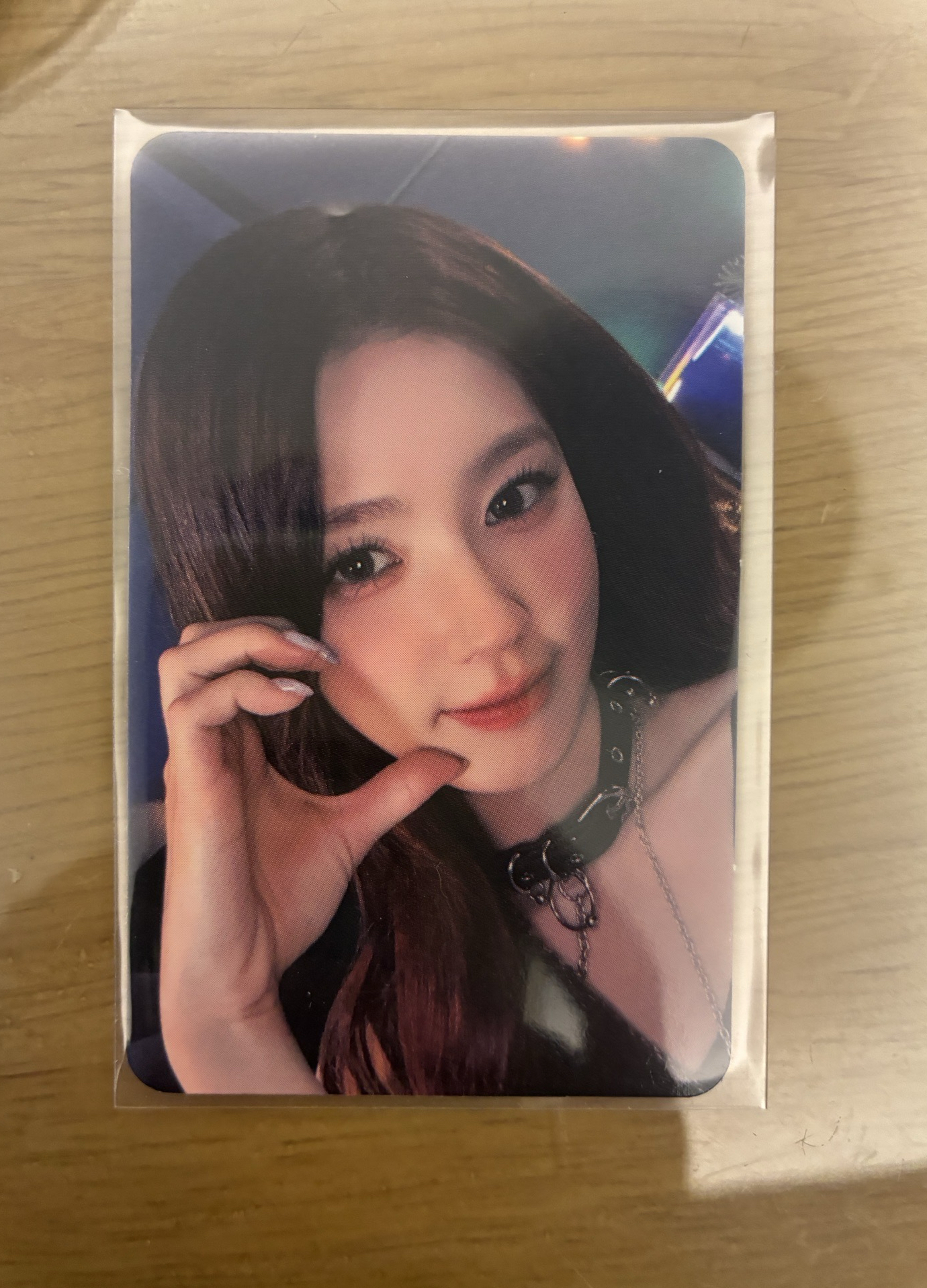 idle miyeon frank漢堡卡 代言卡 ver.B