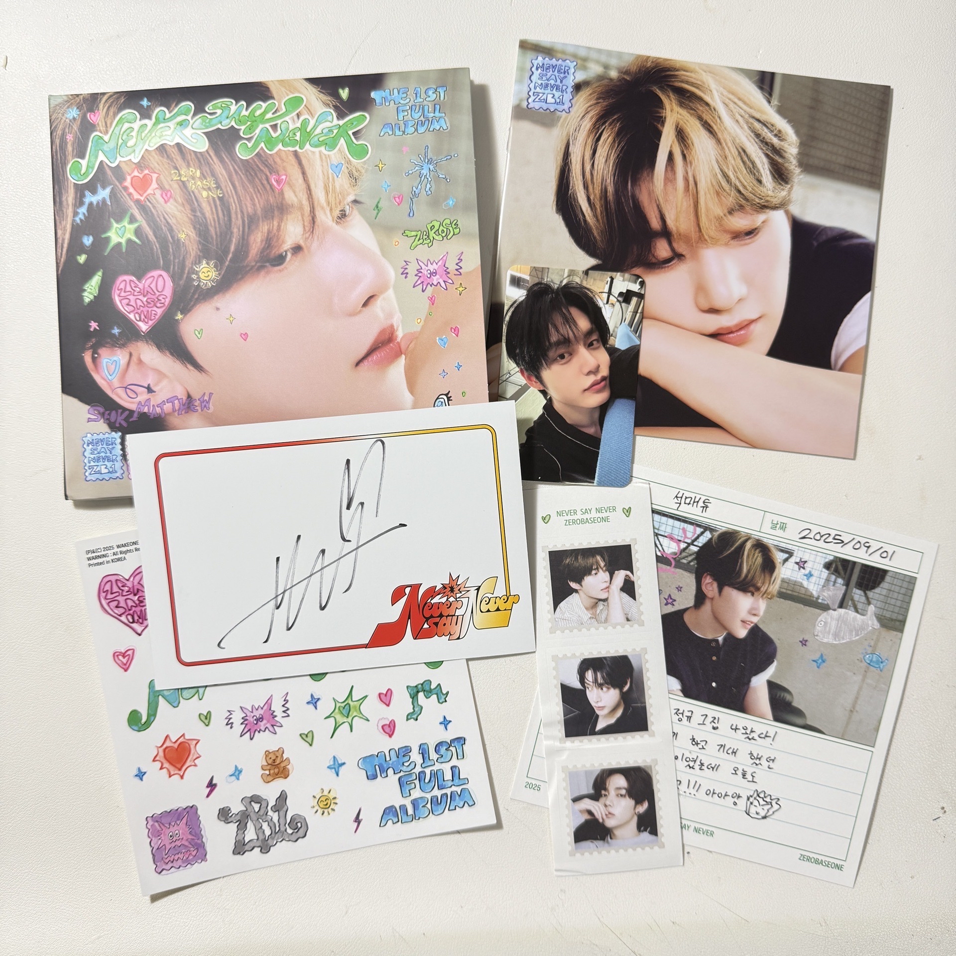 ZB1 美通親簽專 馬修