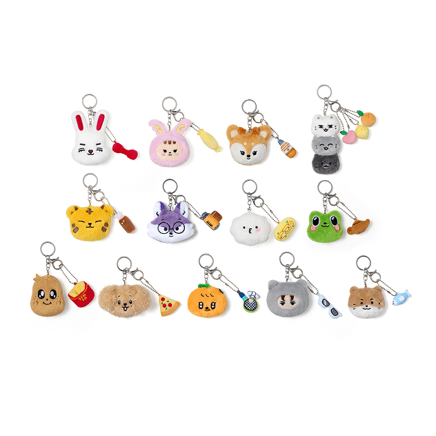 Face Plush Keyring 大頭吊飾