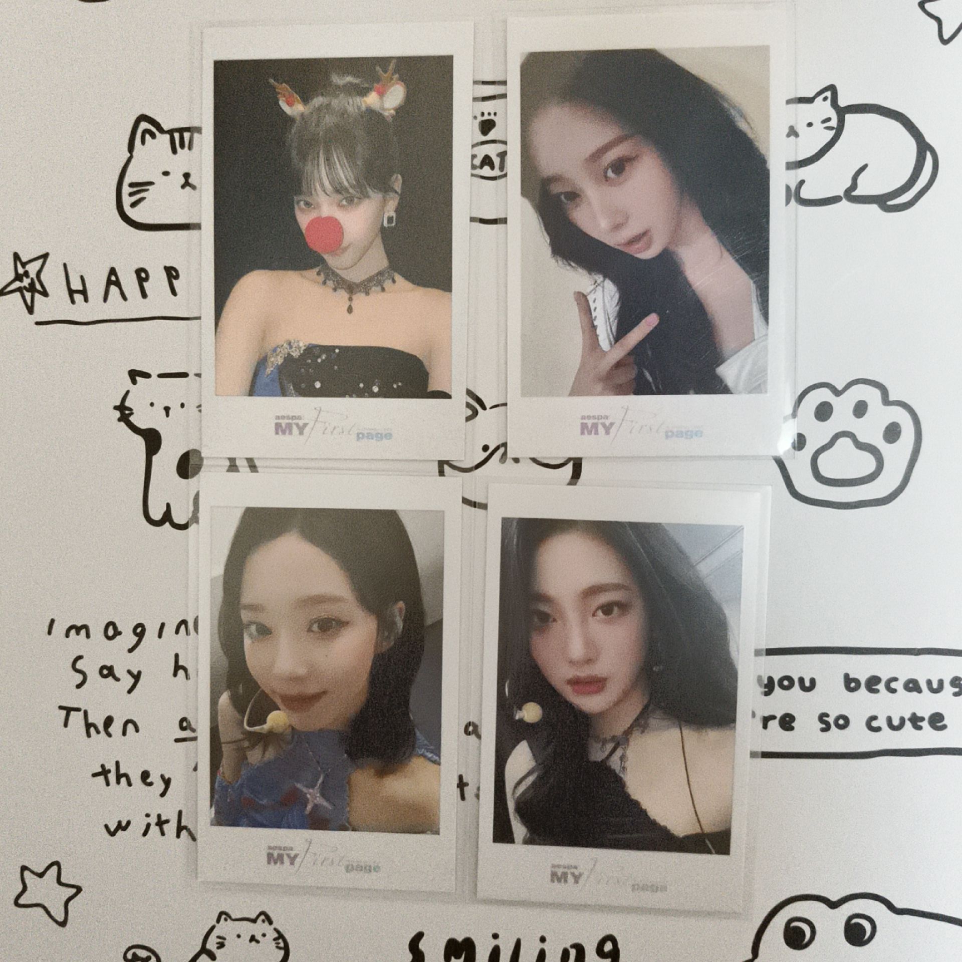 aespa my first page 電影拍立得卡