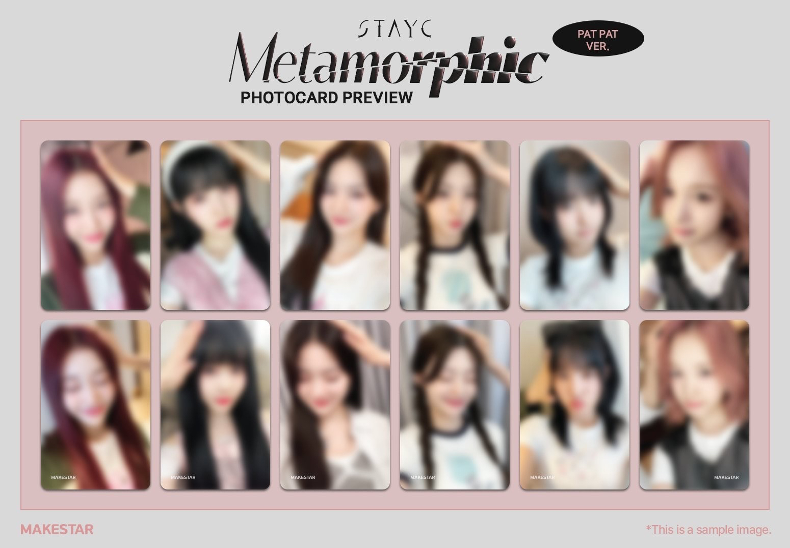 Makestar簽售-愛心相框（實體店） 摸頭（線上申請）