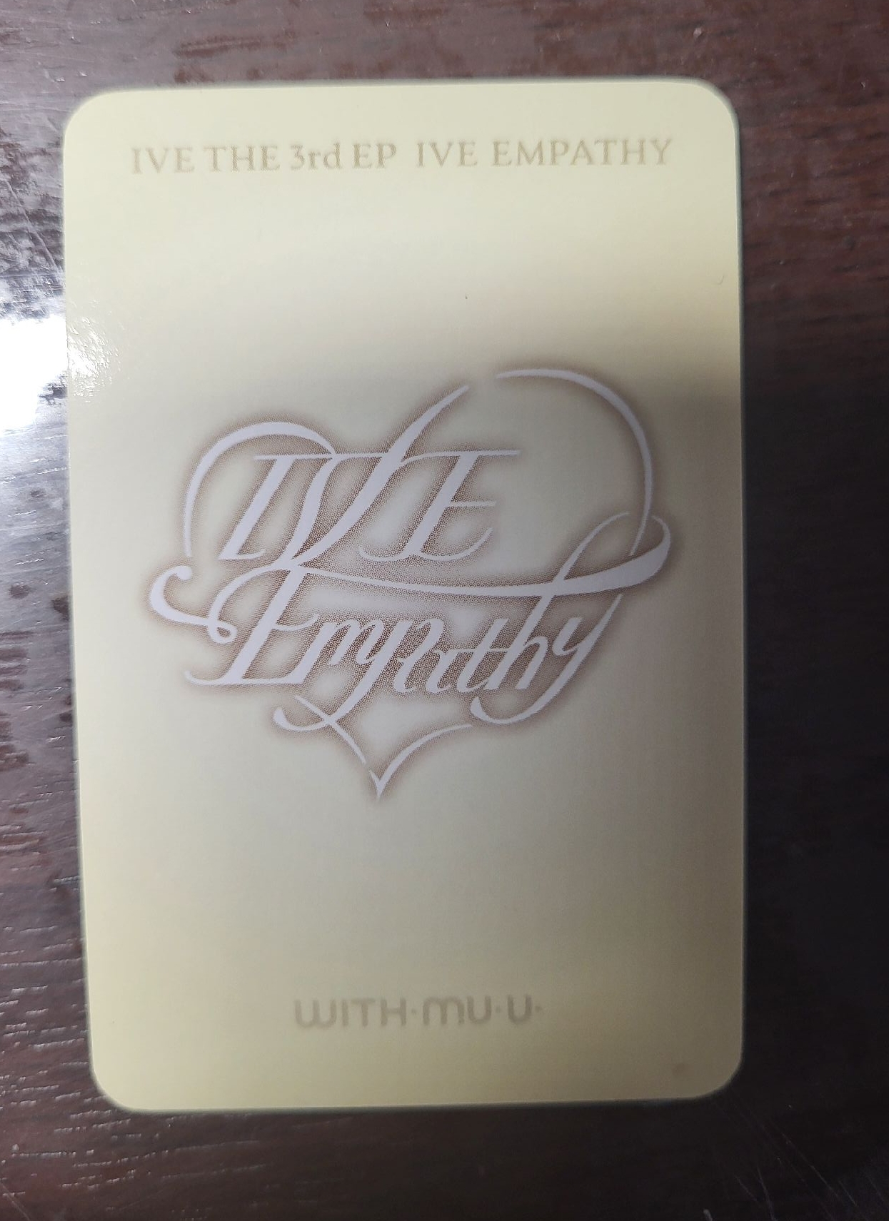 IVE empathy wm3.0 幸運卡秋