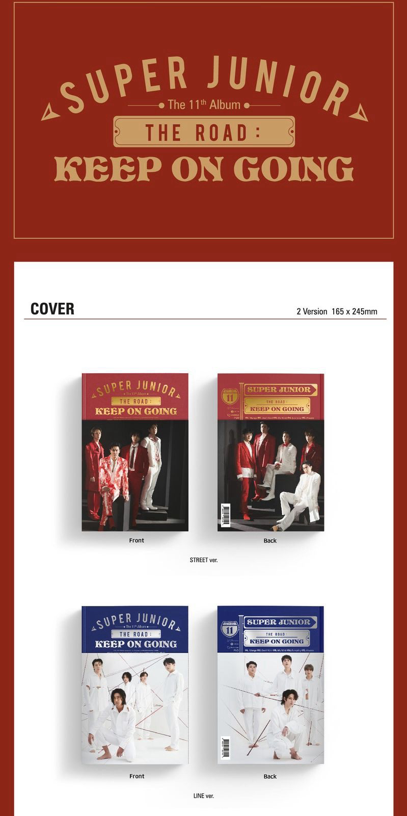 Vol.1 Keep On Going 專輯配置