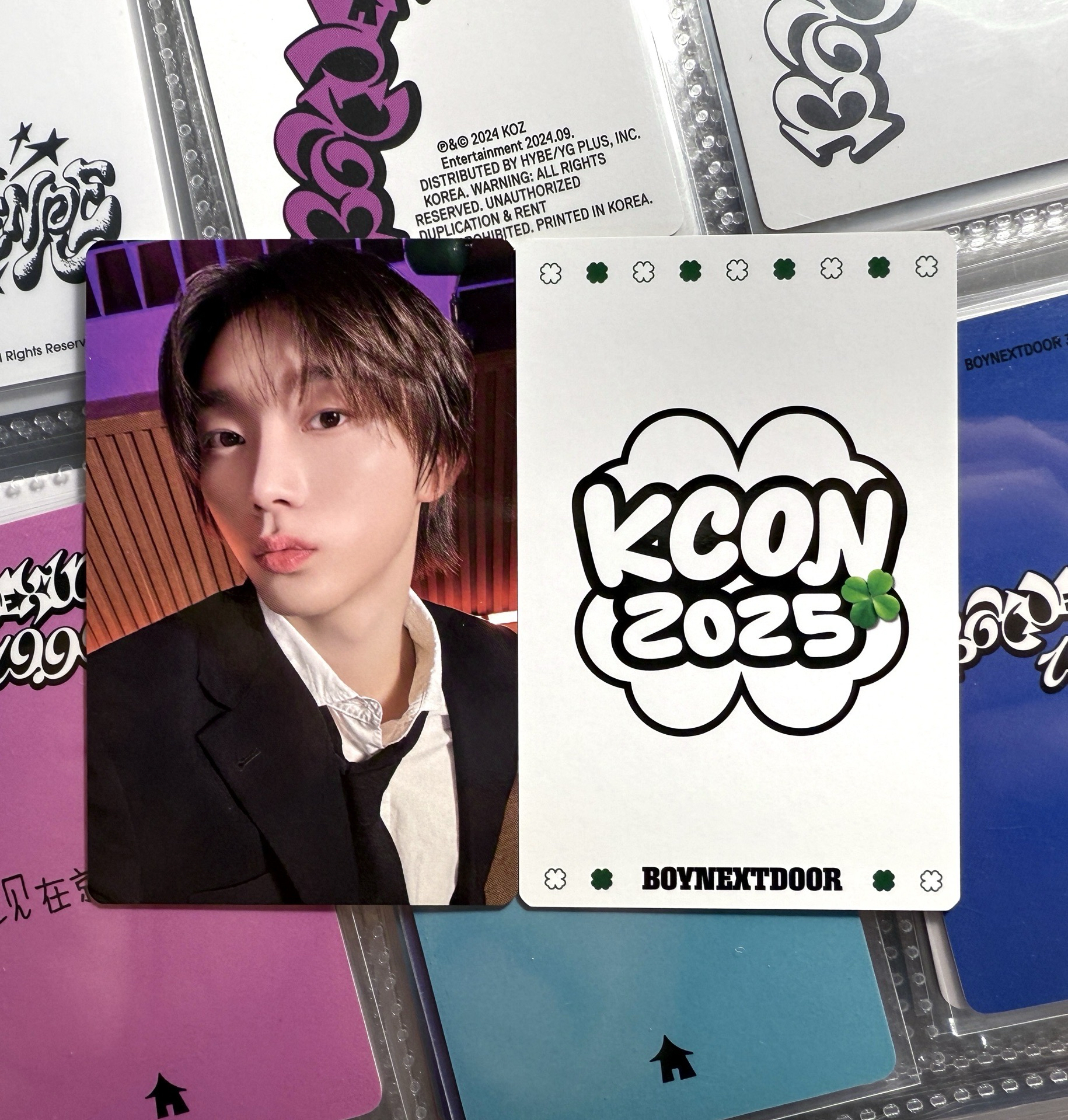❇️ 25 kbcon 隨機卡 西裝朴成淏