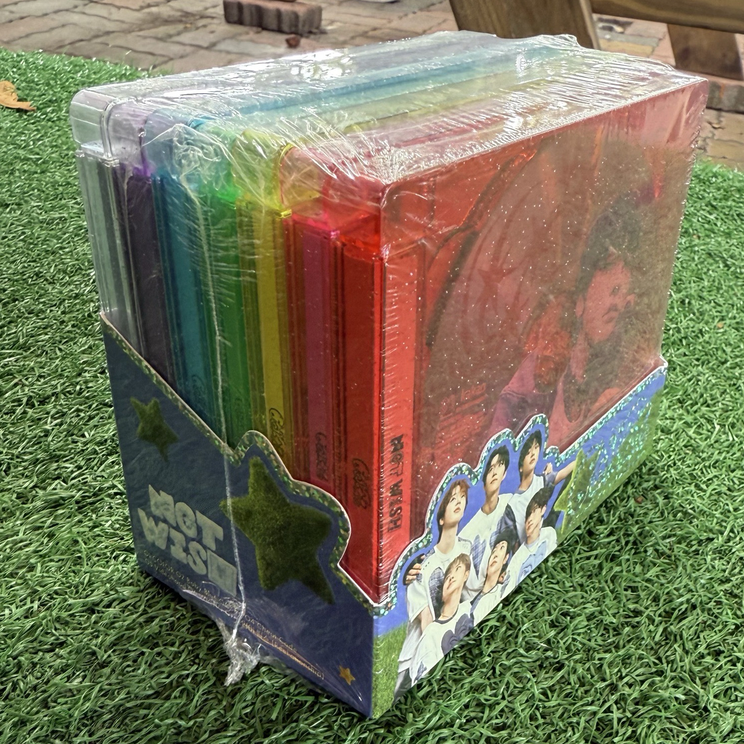 color jewel case 七張一組 未拆
