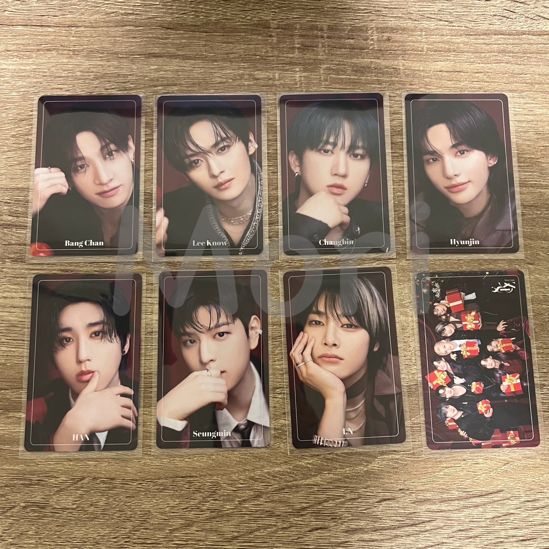 Stray kids 日本 Xmas popup 聖誕 快閃店 小卡 雙面卡