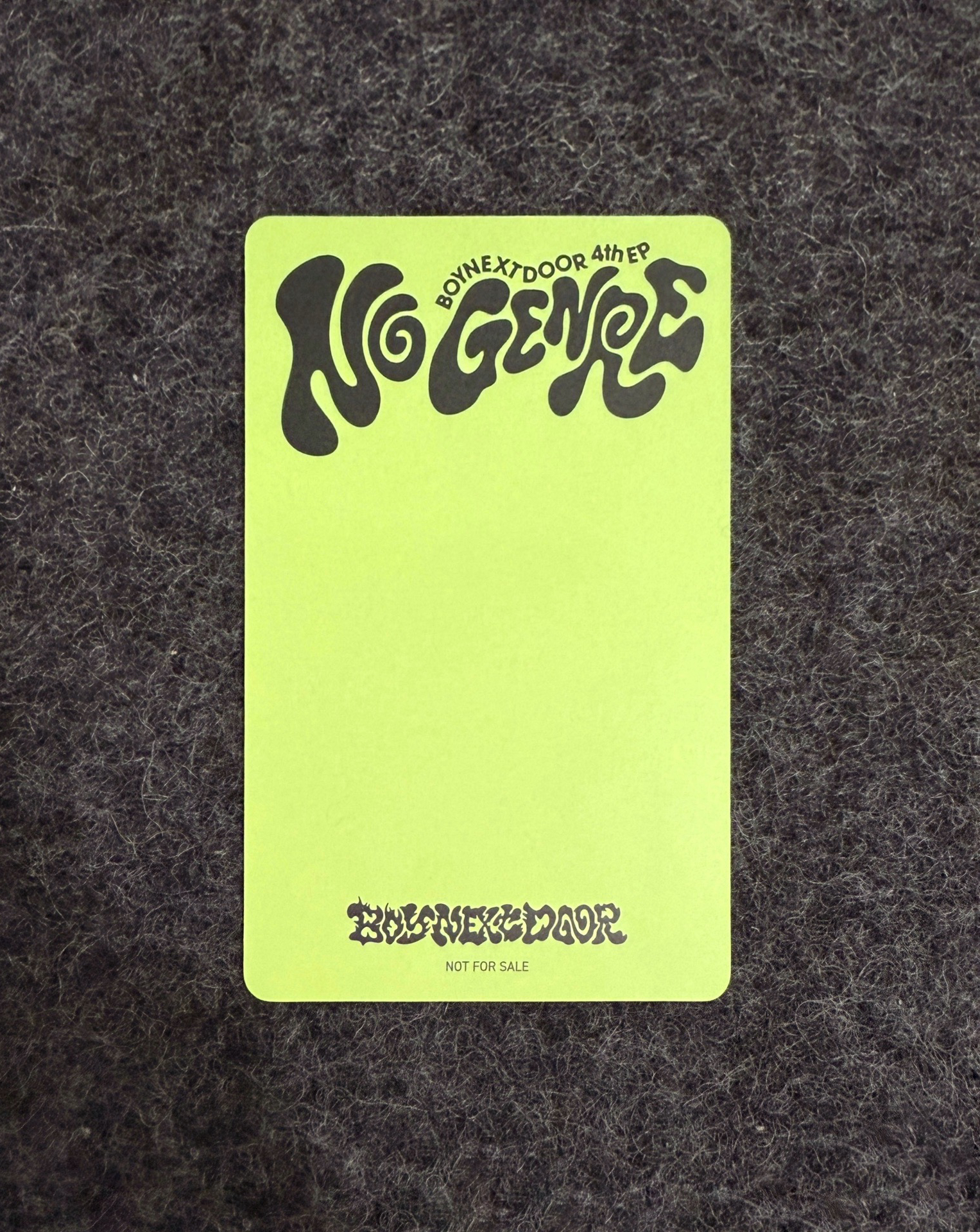 No Genre 環球抽選卡 金雲鶴