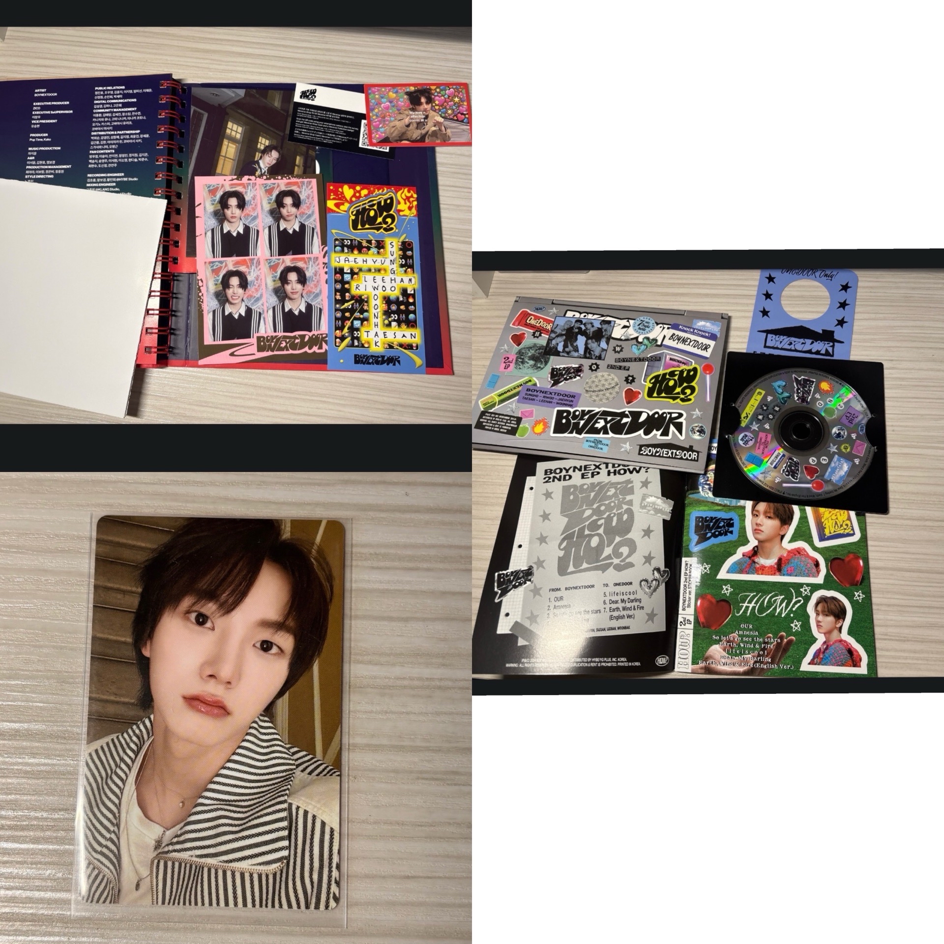 boynextdoor 整圖50 空專跟箱子用二手包材‼️卡用全新包材！